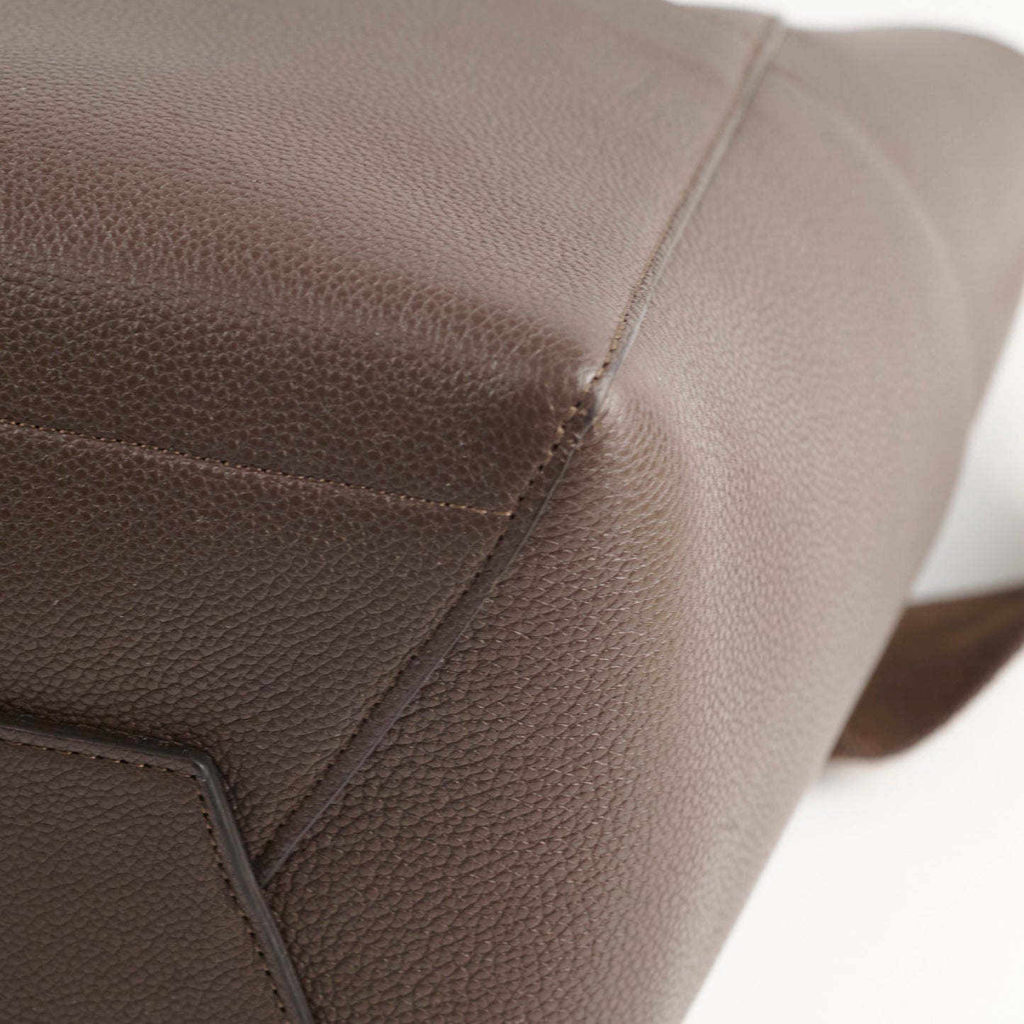 Celine Seau Sangle Bucket Bag Brown