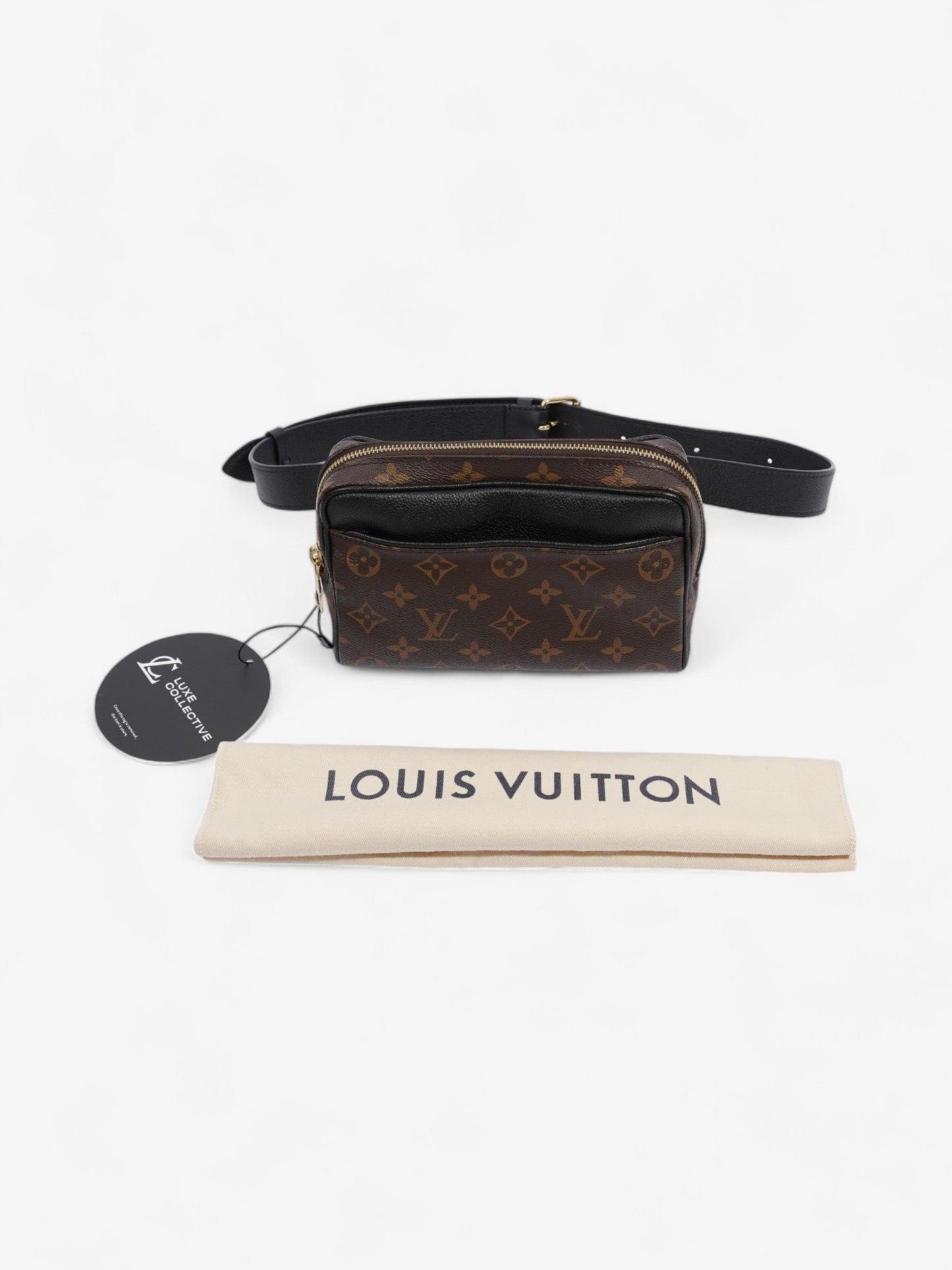 Louis Vuitton Uniformes Belt Bag Monogram / Black Coated Canvas