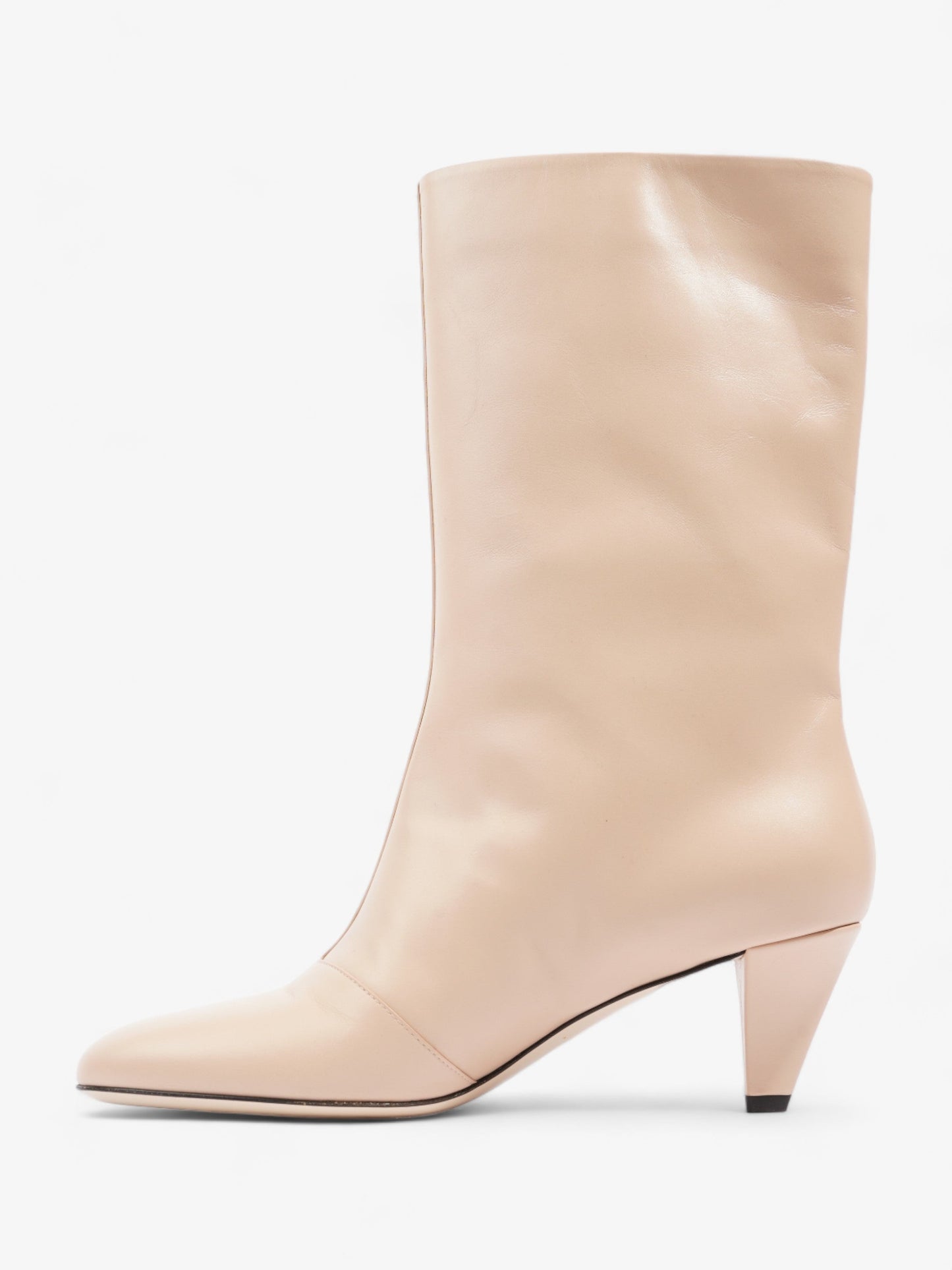 Fendi Fendi FF Caligula BooTS 60 Nude Leather EU 39 UK 6