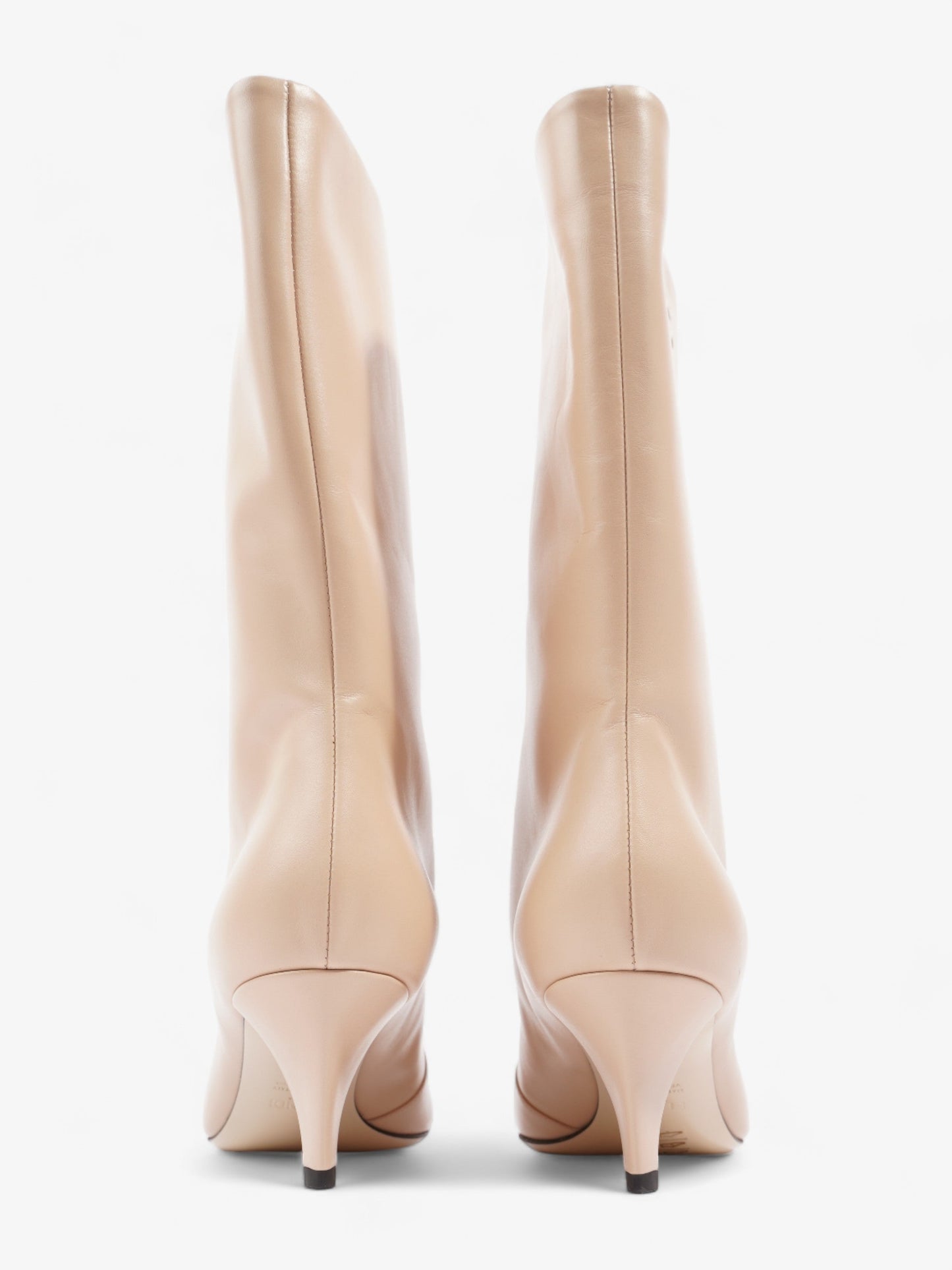 Fendi Fendi FF Caligula BooTS 60 Nude Leather EU 39 UK 6