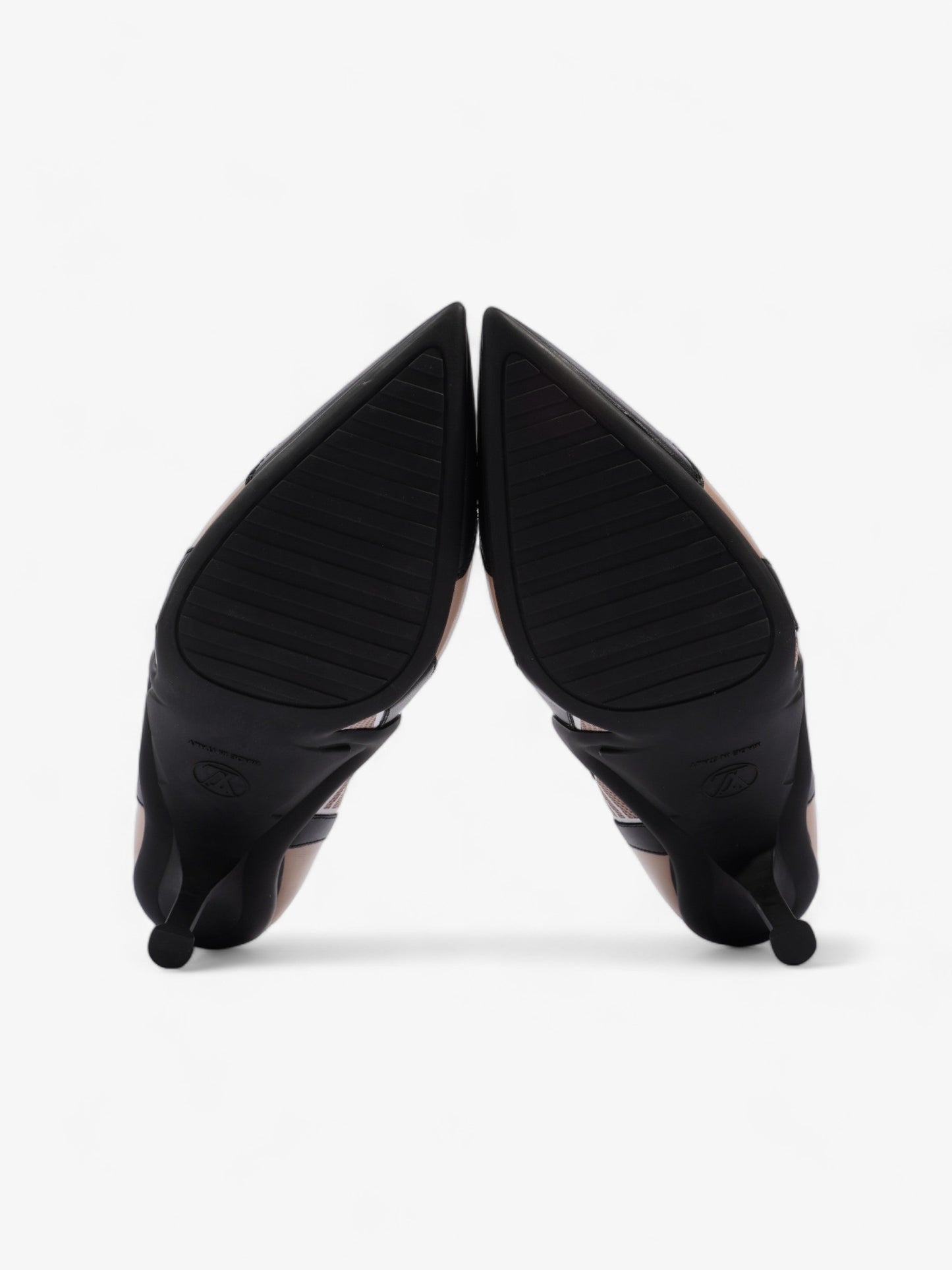 Louis Vuitton Archlight Pumps 80 Nude / Black Leather EU 40 UK 7