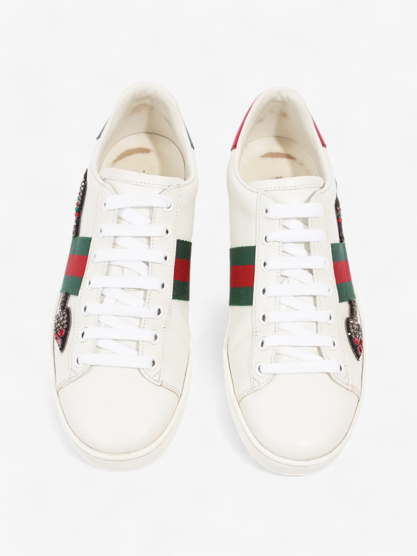 Gucci Ace Sneakers with Arrow White / Green / Red Leather EU 39 UK 6