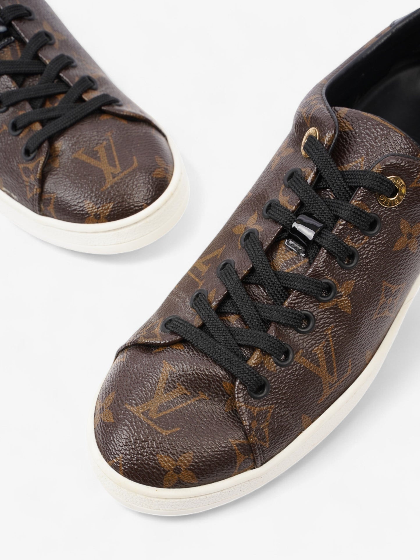Louis Vuitton Frontrow Sneakers Monogram / Black Coated Canvas EU 39 UK 6