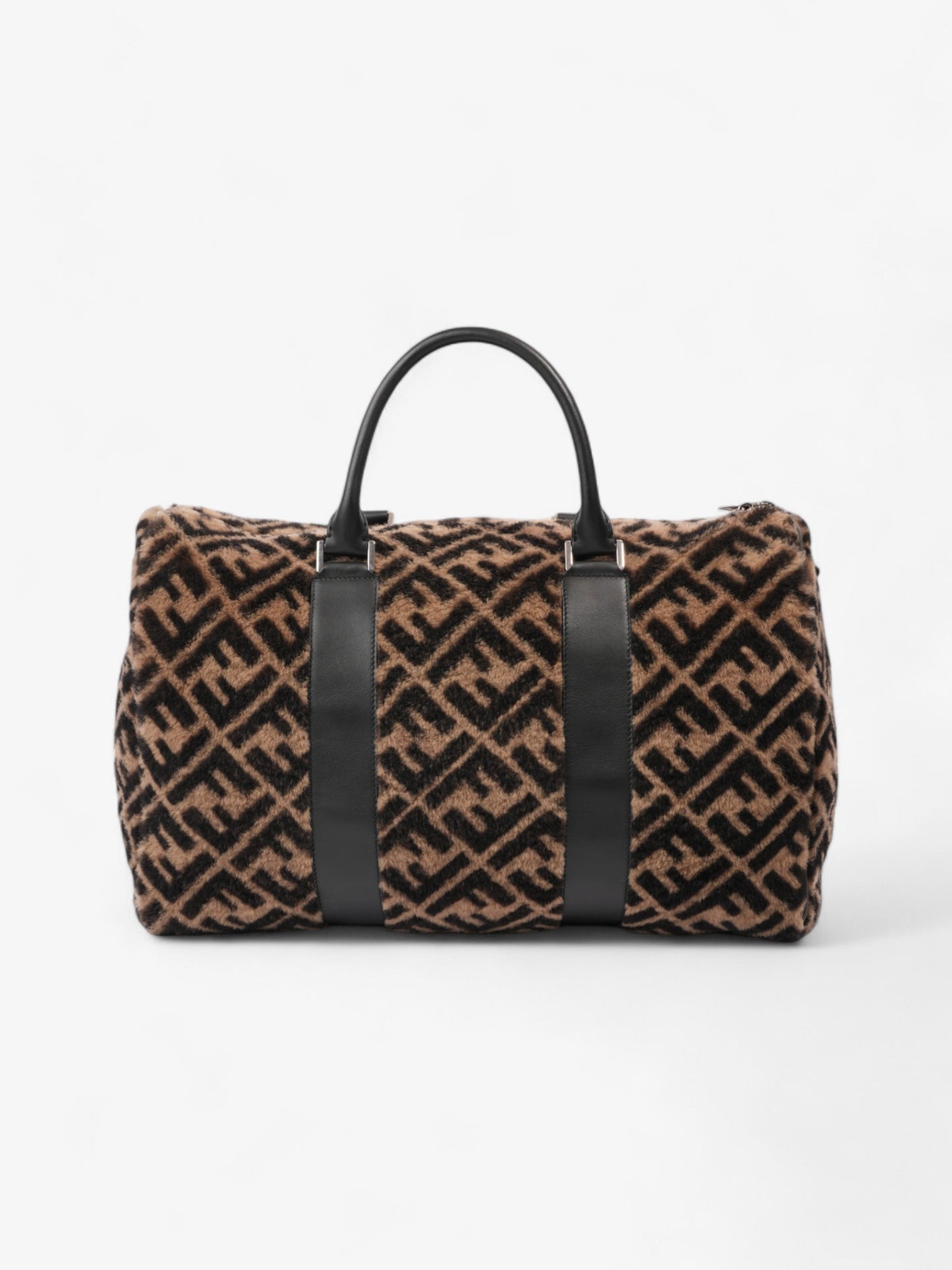 Fendi Forever Fendi Duffle Bag Black / Brown Shearling