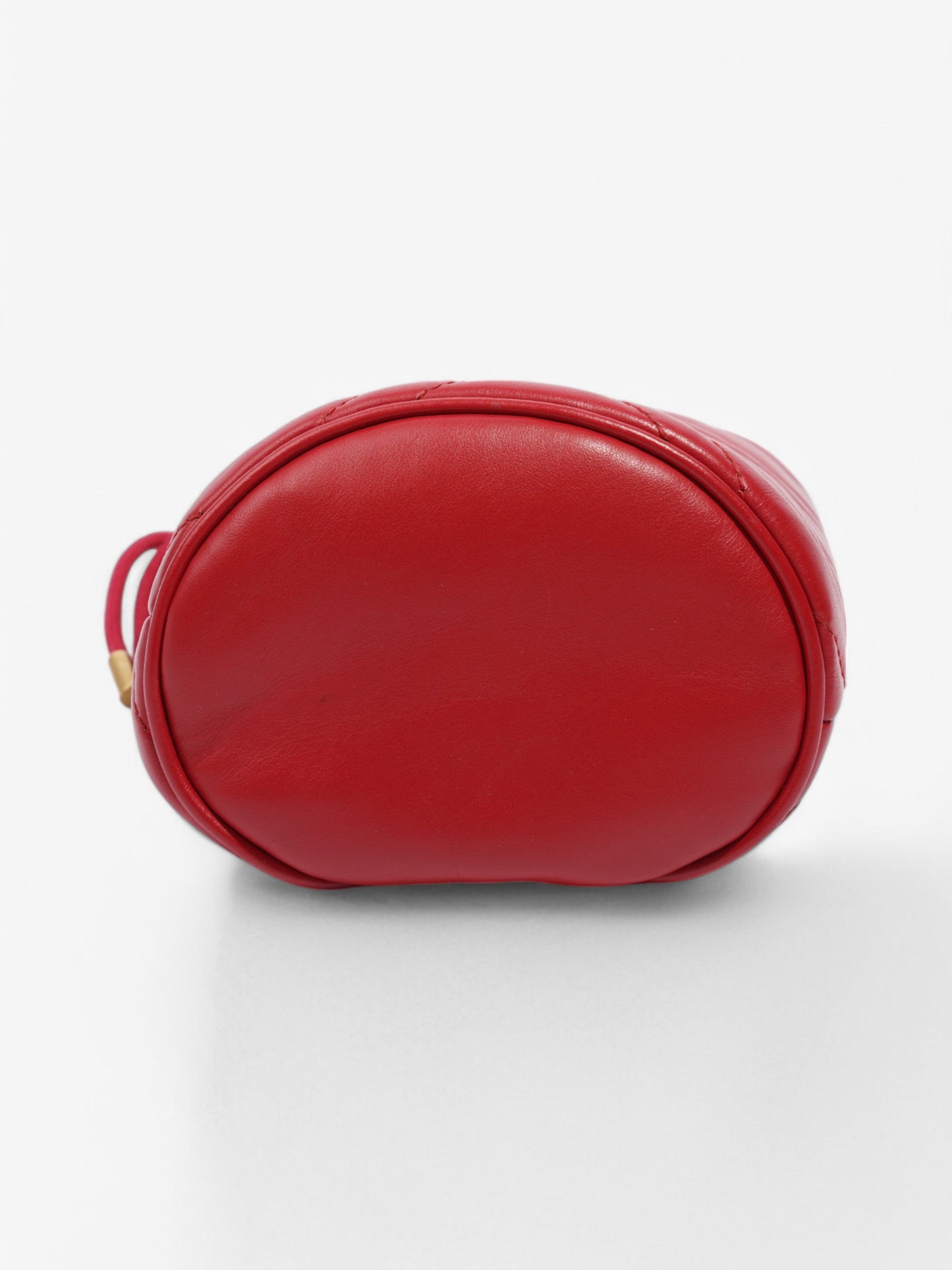 Gucci GG Marmont Bucket Bag Red Matelasse Leather Mini
