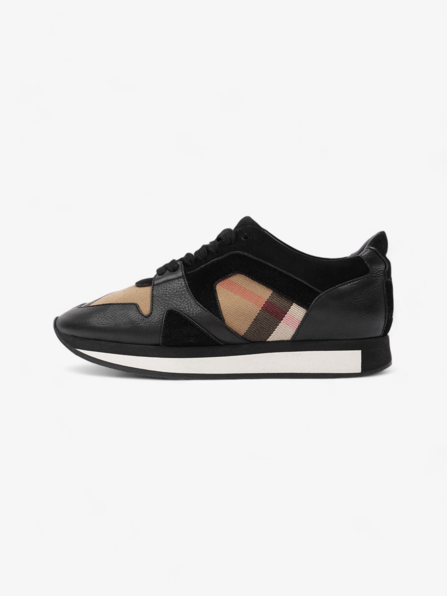 Burberry Super Nova Sneakers Black / Nova Check Suede EU 38.5 UK 5.5