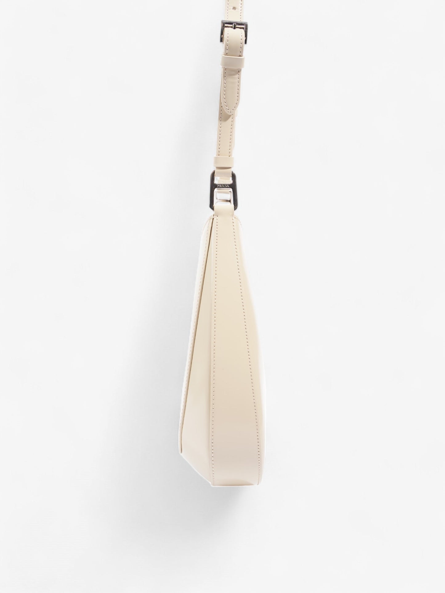 Prada Cleo Beige Patent Leather