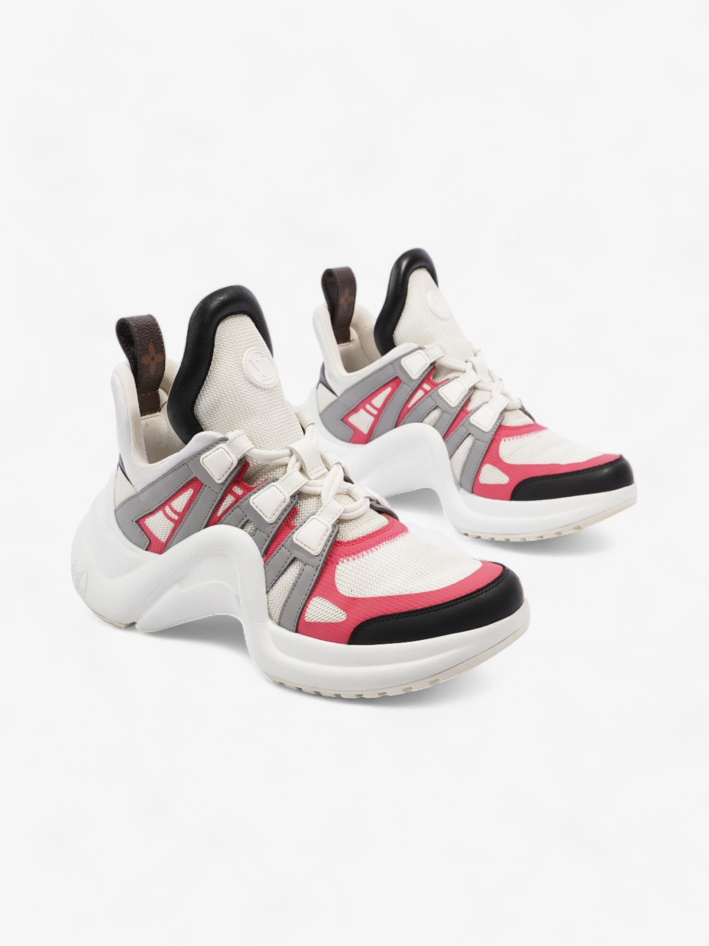 Louis Vuitton Archlight Sneakers White / Pink / Grey Mesh EU 38 UK 5
