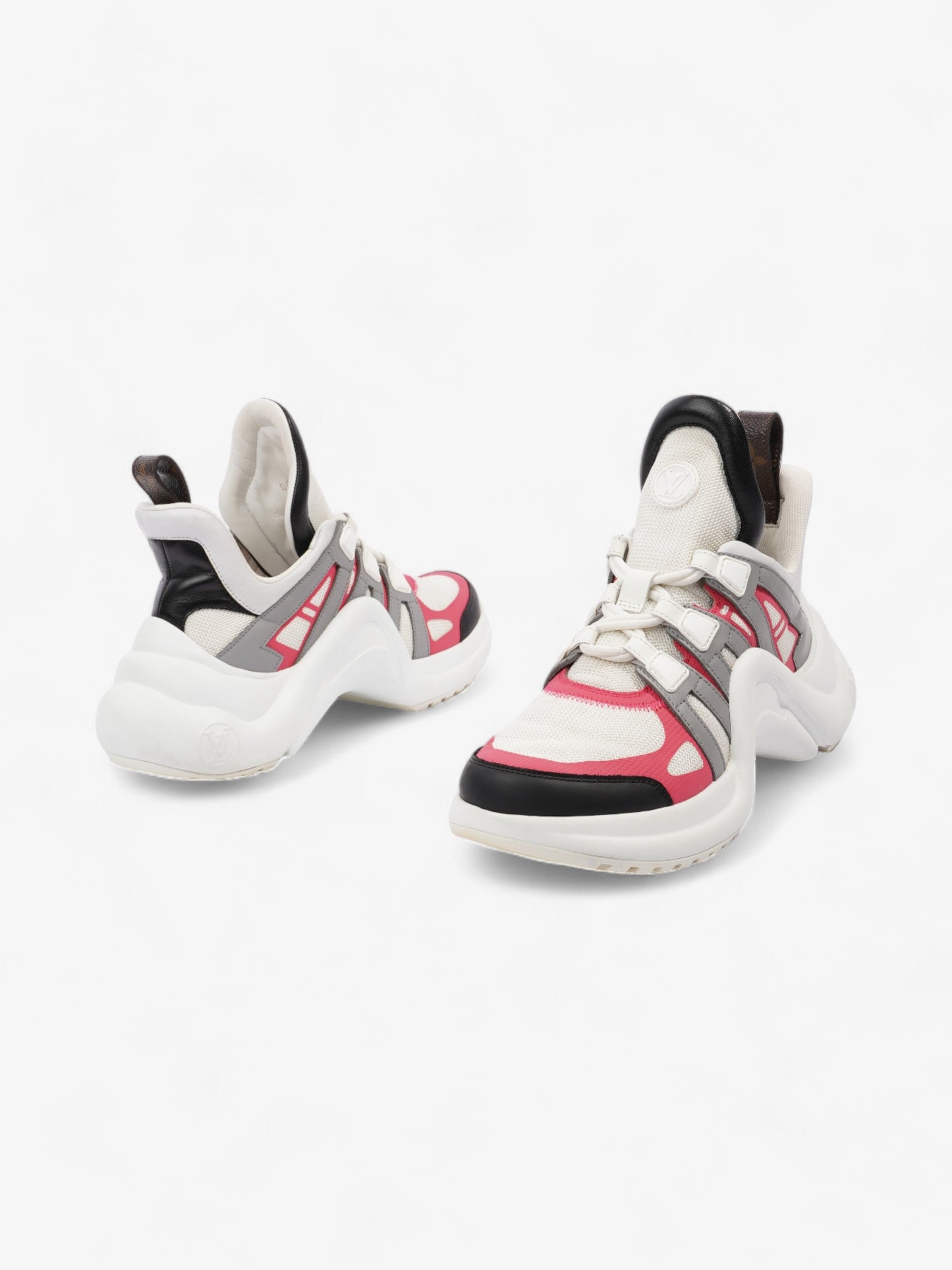 Louis Vuitton Archlight Sneakers White / Pink / Grey Mesh EU 38 UK 5