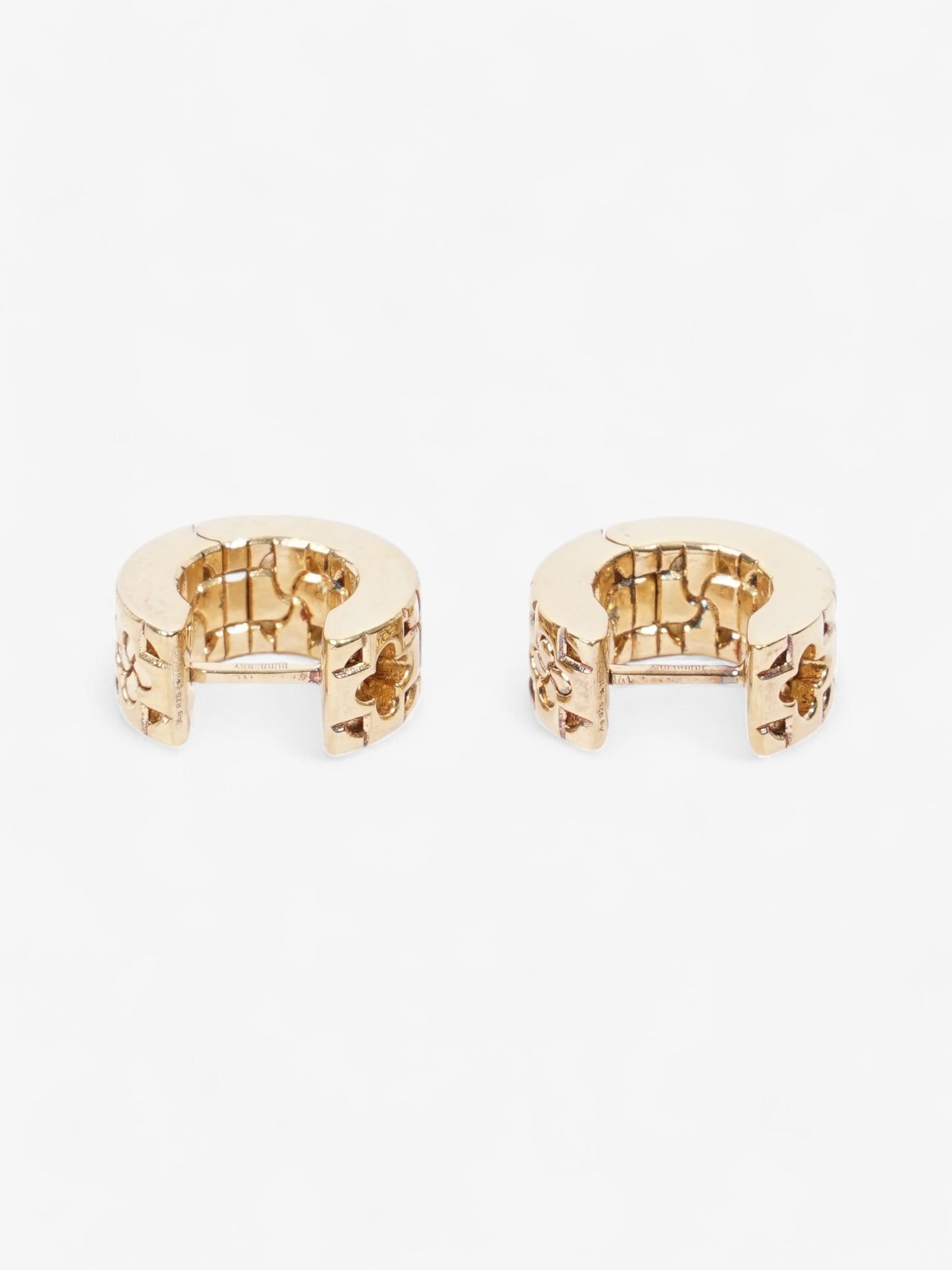Burberry Earrings Gold Gold Plated