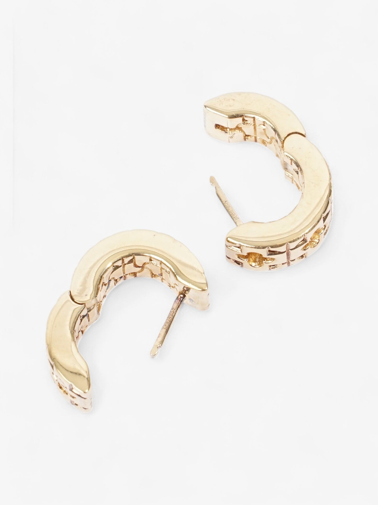 Burberry Earrings Gold Gold Plated