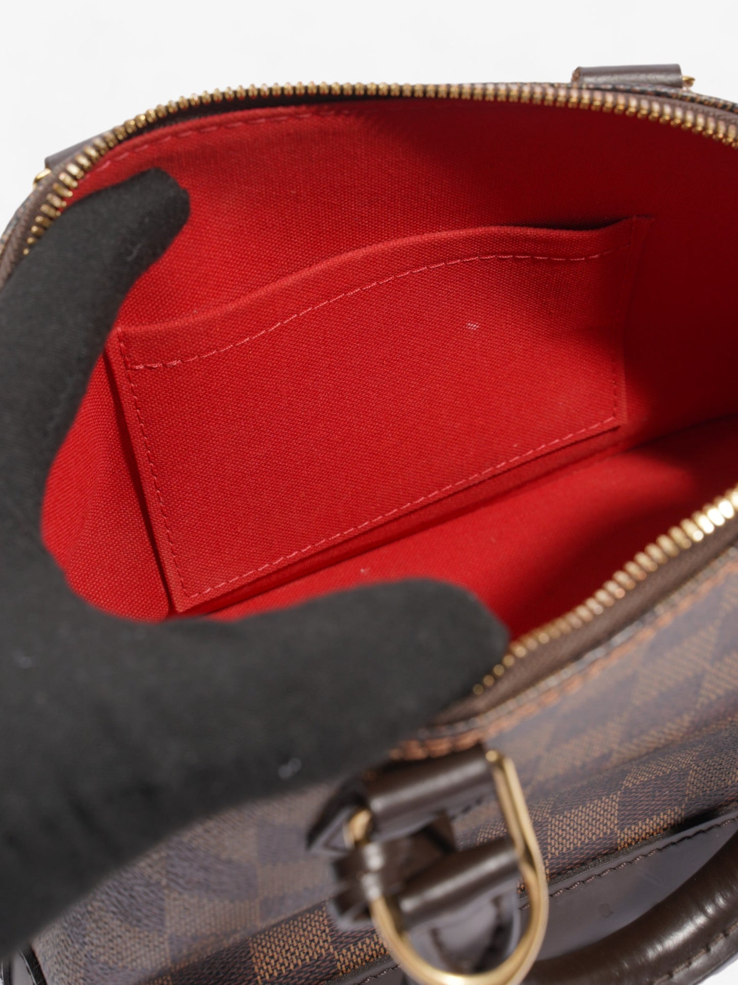 Louis Vuitton Alma Damier Ebene Coated Canvas BB