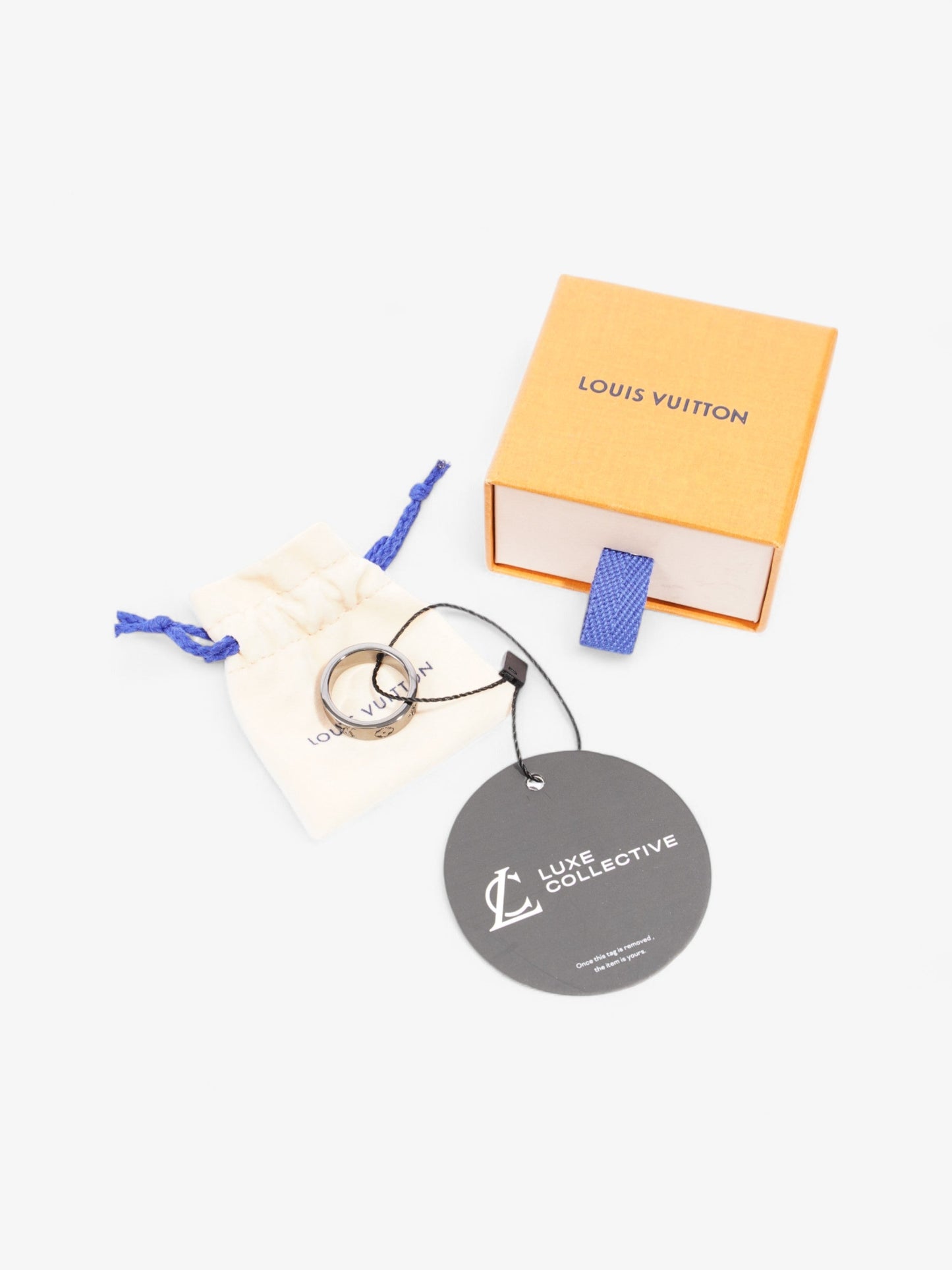 Louis Vuitton LV Instinct Ring Gunmetal Base Metal 18 (58mm)