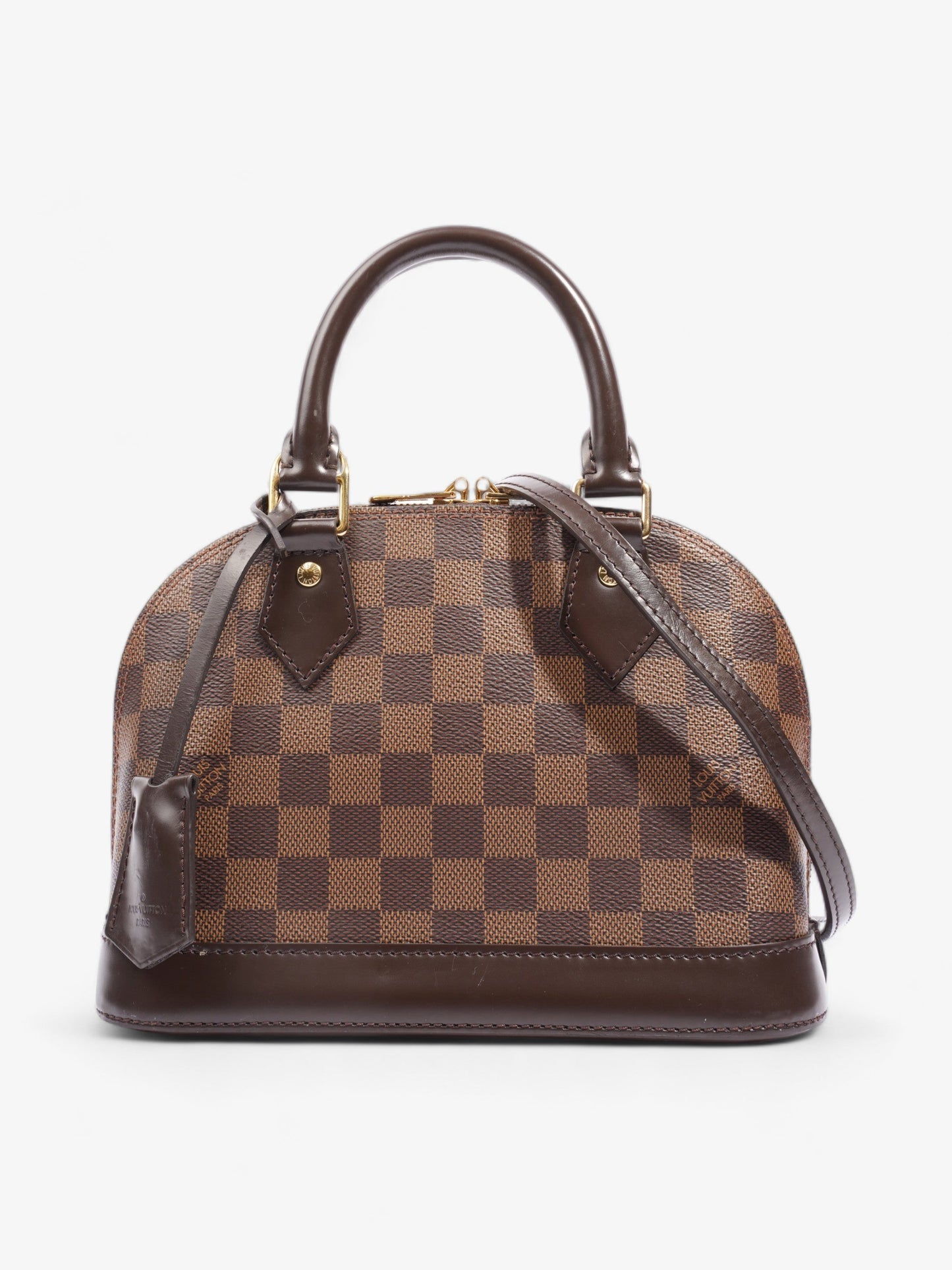 Louis Vuitton Alma BB Damier Ebene Coated Canvas