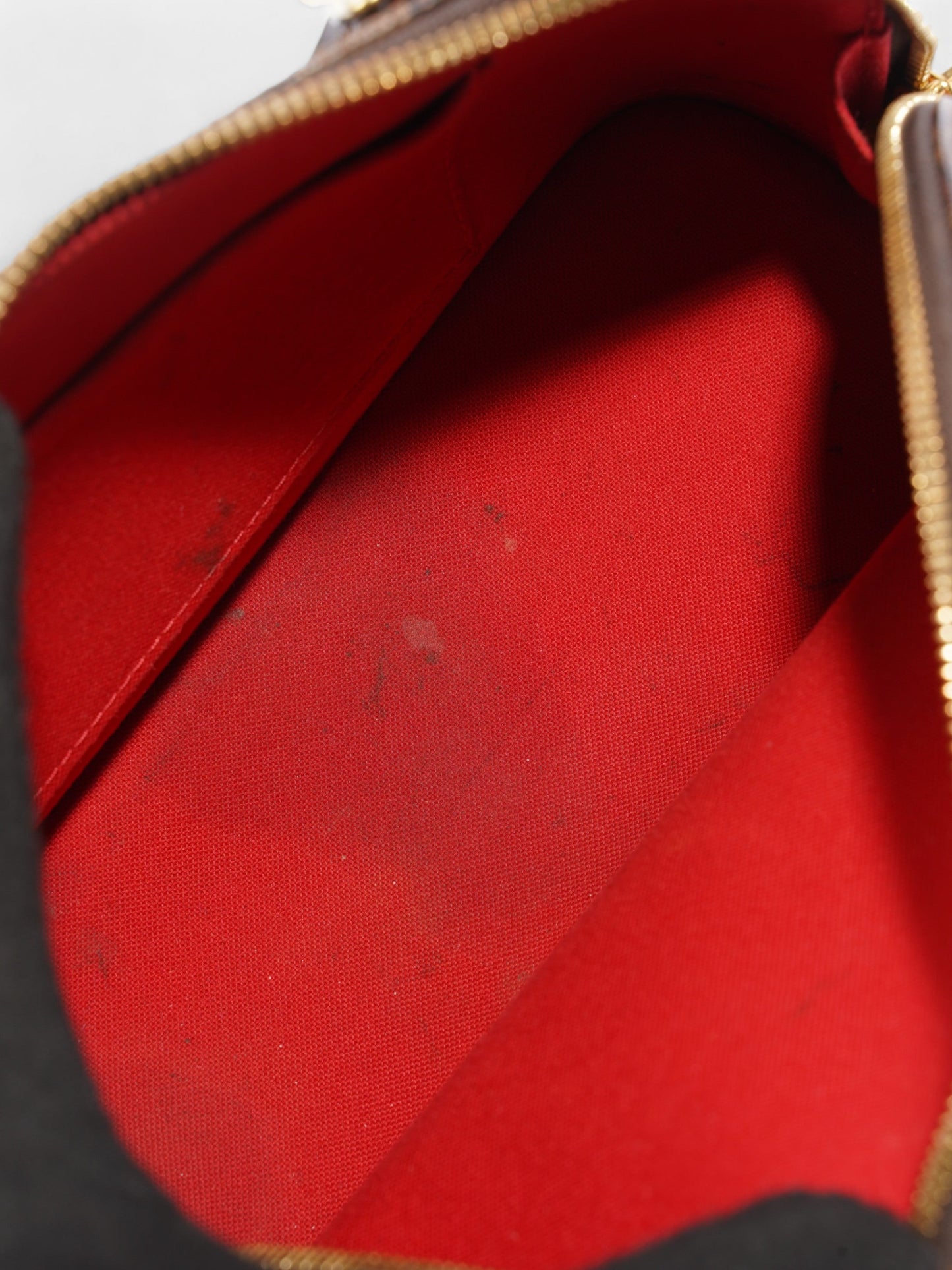 Louis Vuitton Alma BB Damier Ebene Coated Canvas