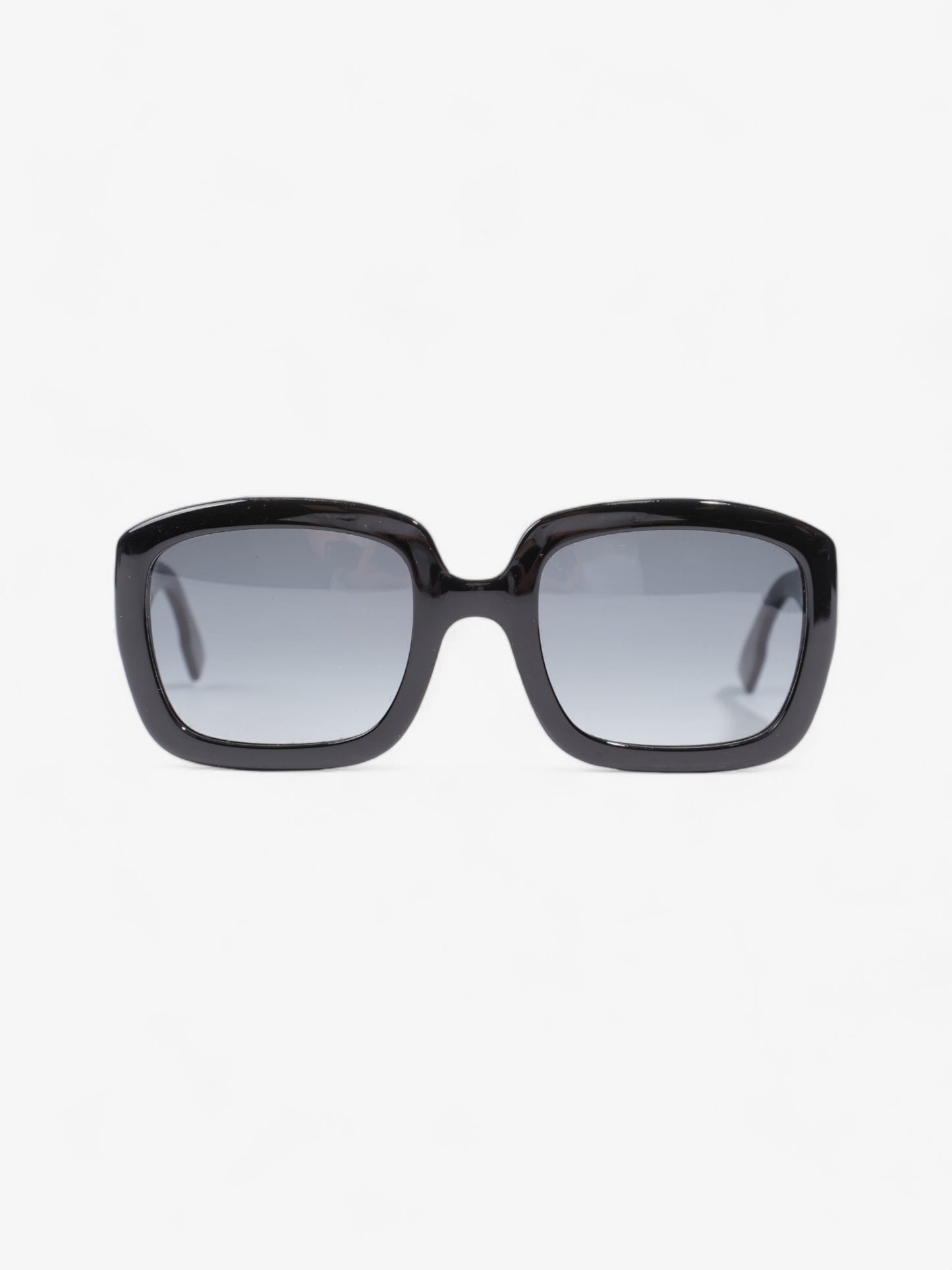 Christian Dior CD Oversized Frame Sunglasses Black / Gold Acetate 145mm