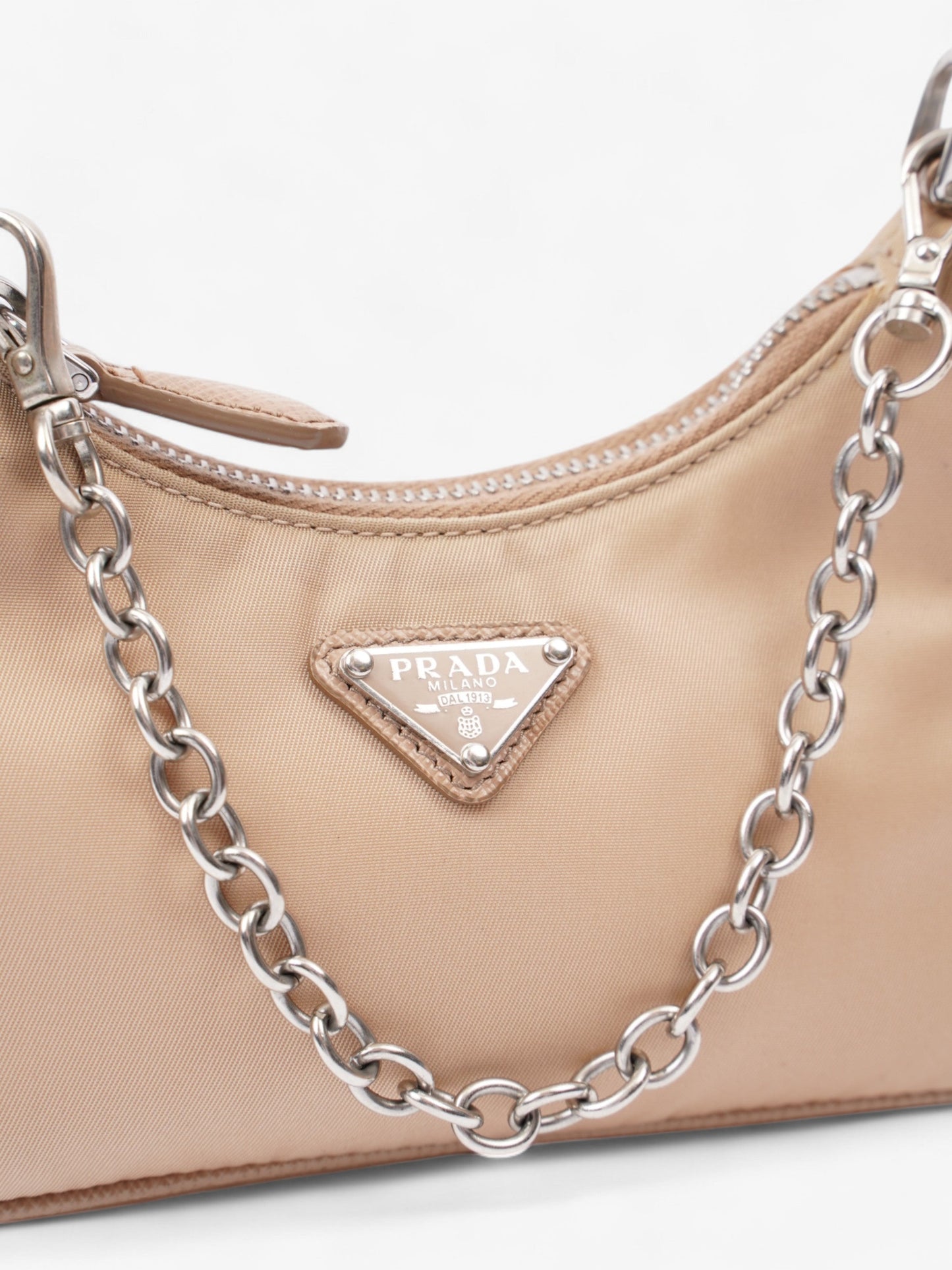 Prada Re-Edition Beige Nylon Mini