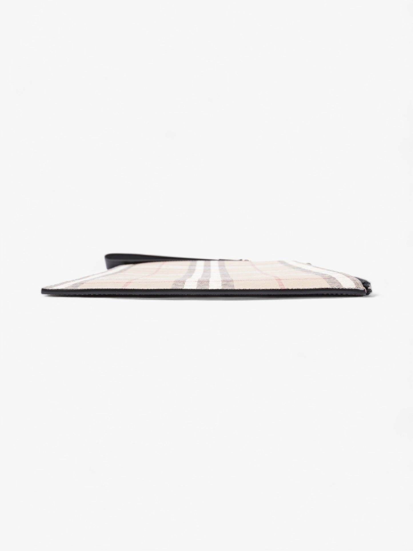 Burberry Check-Print Clutch Vintage Check Cotton