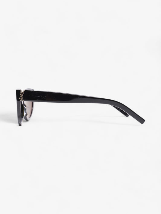 Saint Laurent YSL Cat Eye Sunglasses Black / Gold Acetate 140mm