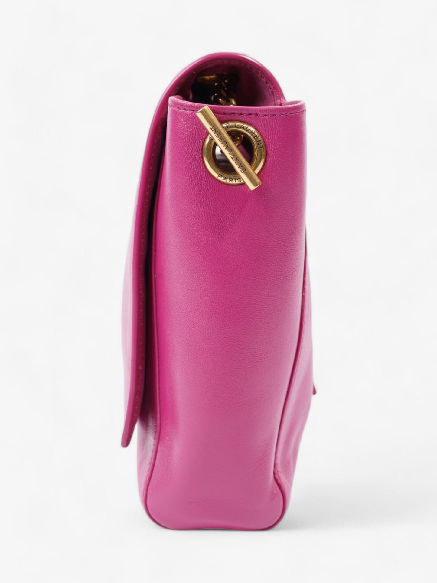 Saint Laurent Kate Reversible Hot Pink Leather