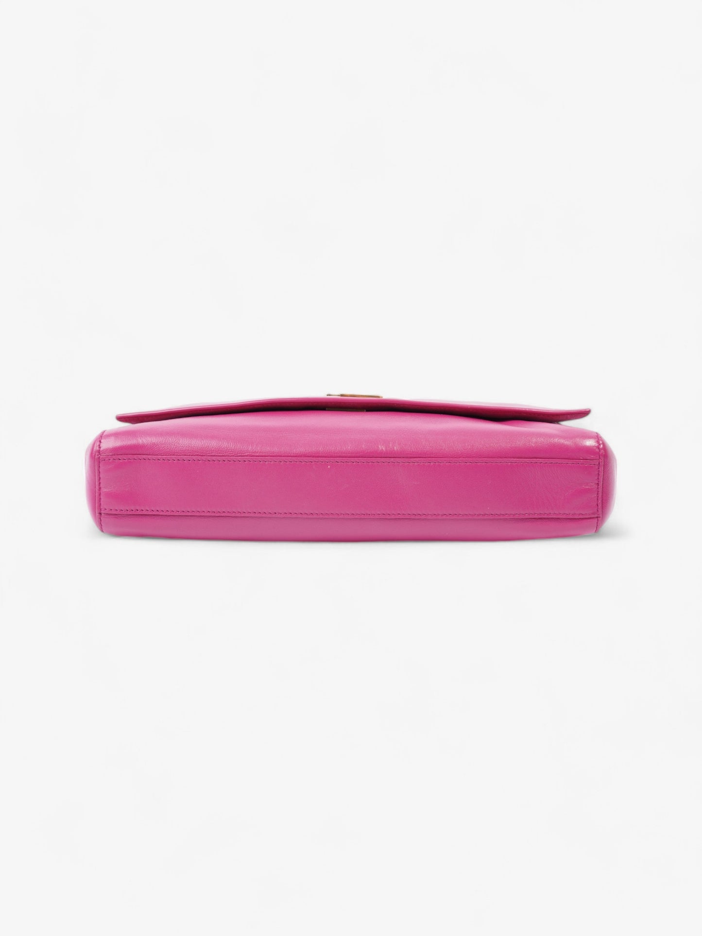 Saint Laurent Kate Reversible Hot Pink Leather