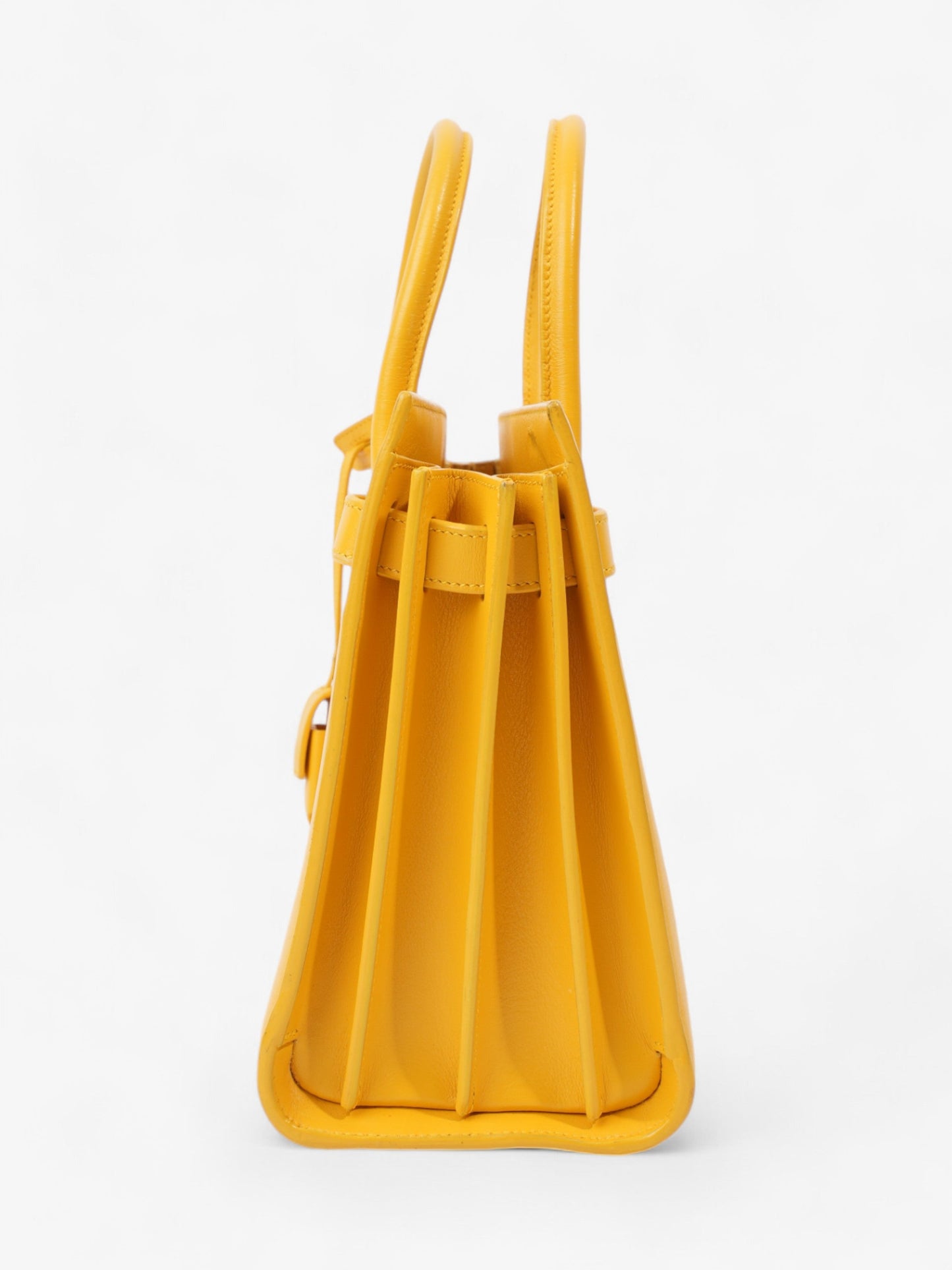 Saint Laurent Sac De Jour Yellow Leather Baby