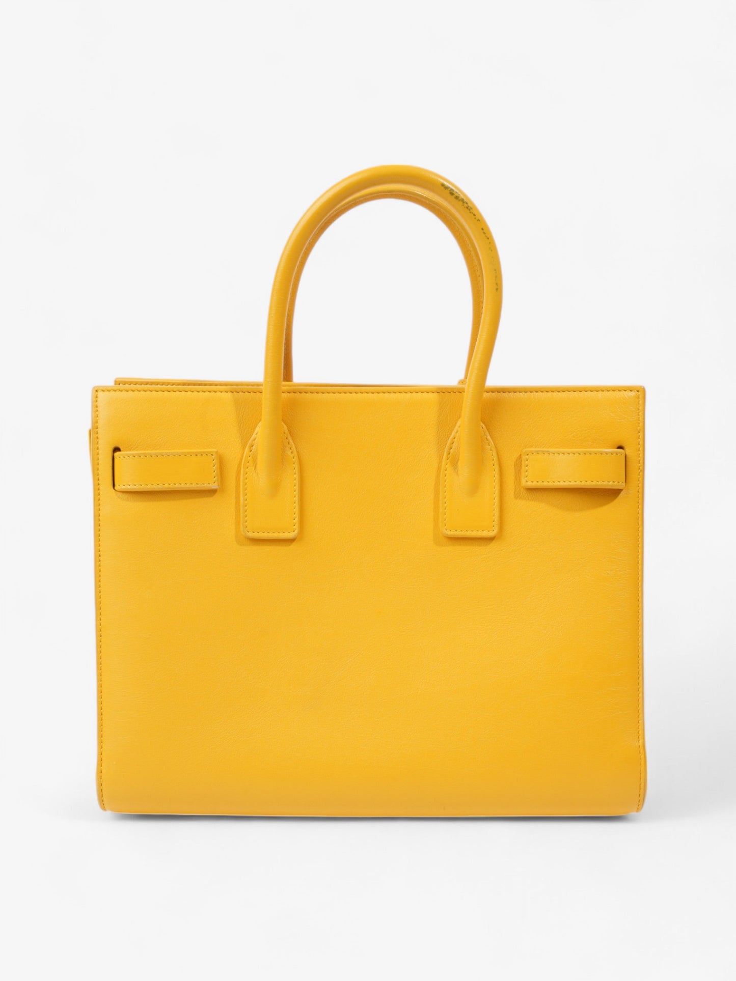 Saint Laurent Sac De Jour Yellow Leather Baby