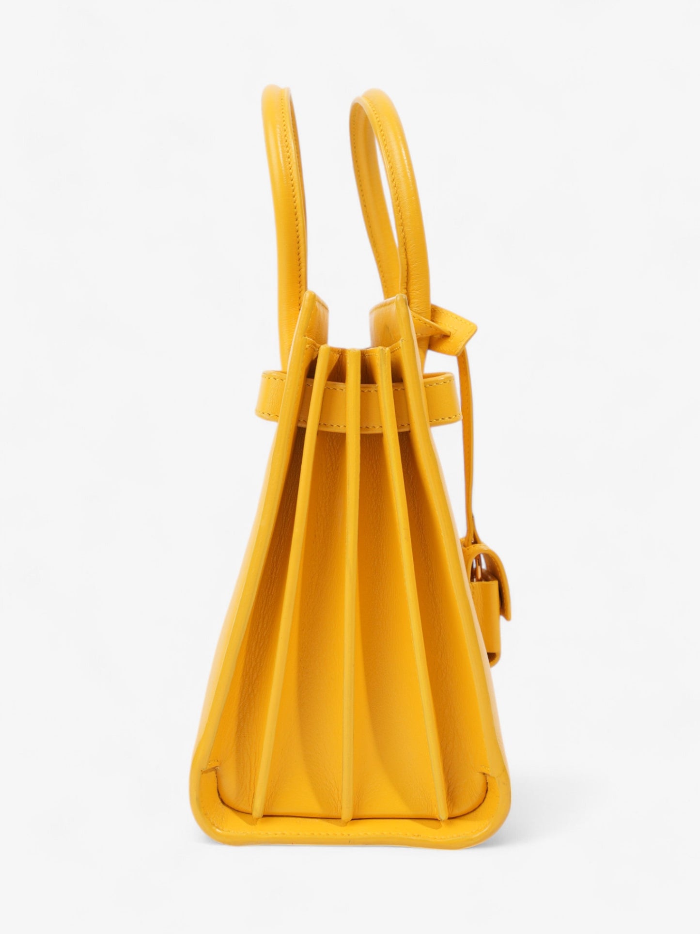 Saint Laurent Sac De Jour Yellow Leather Baby