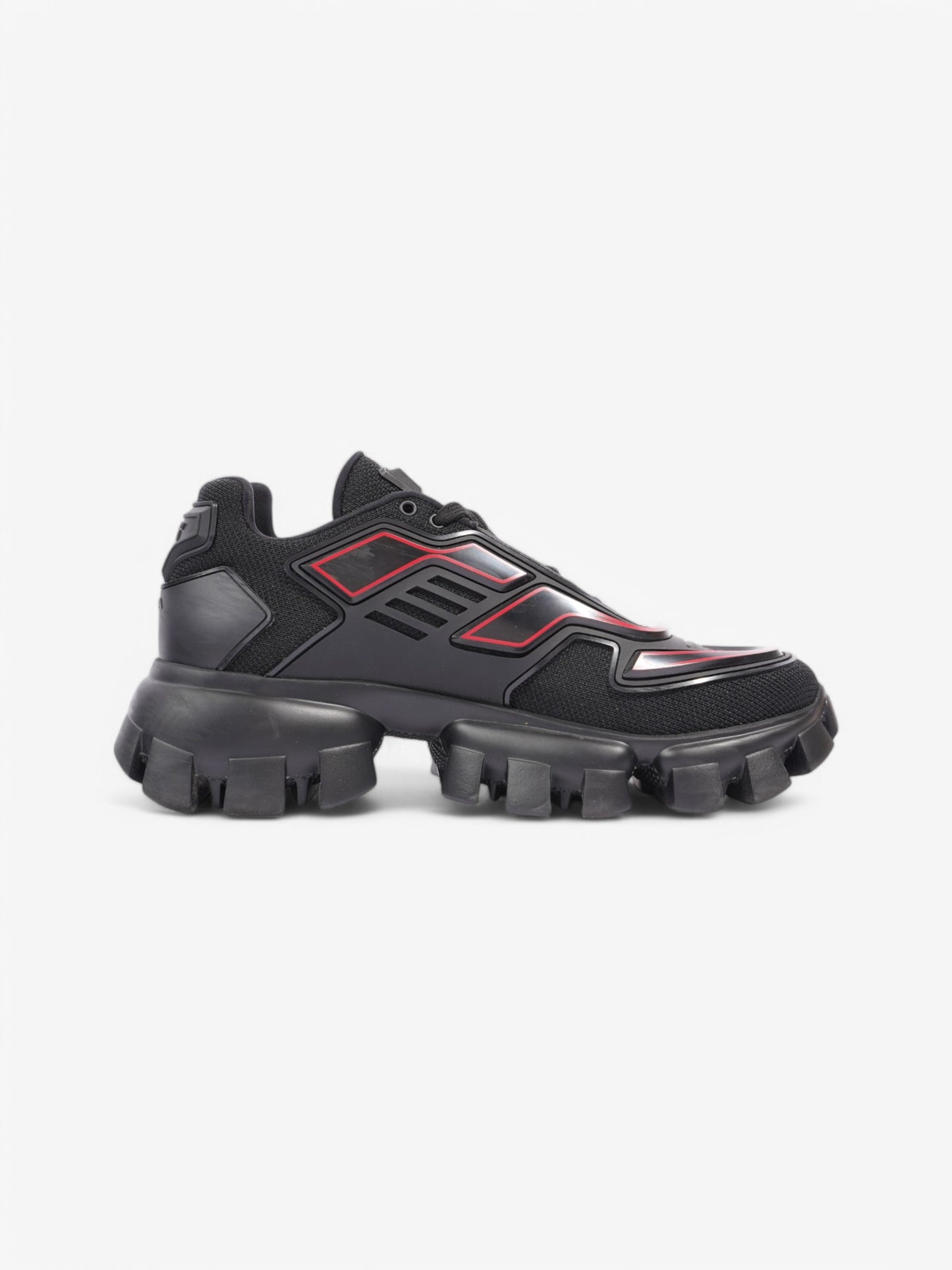 Prada Cloudbust Thunder Black / Red Mesh EU 41 UK 7
