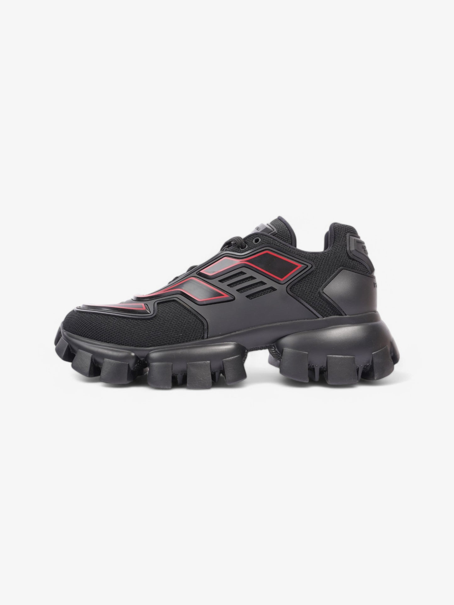 Prada Cloudbust Thunder Black / Red Mesh EU 41 UK 7