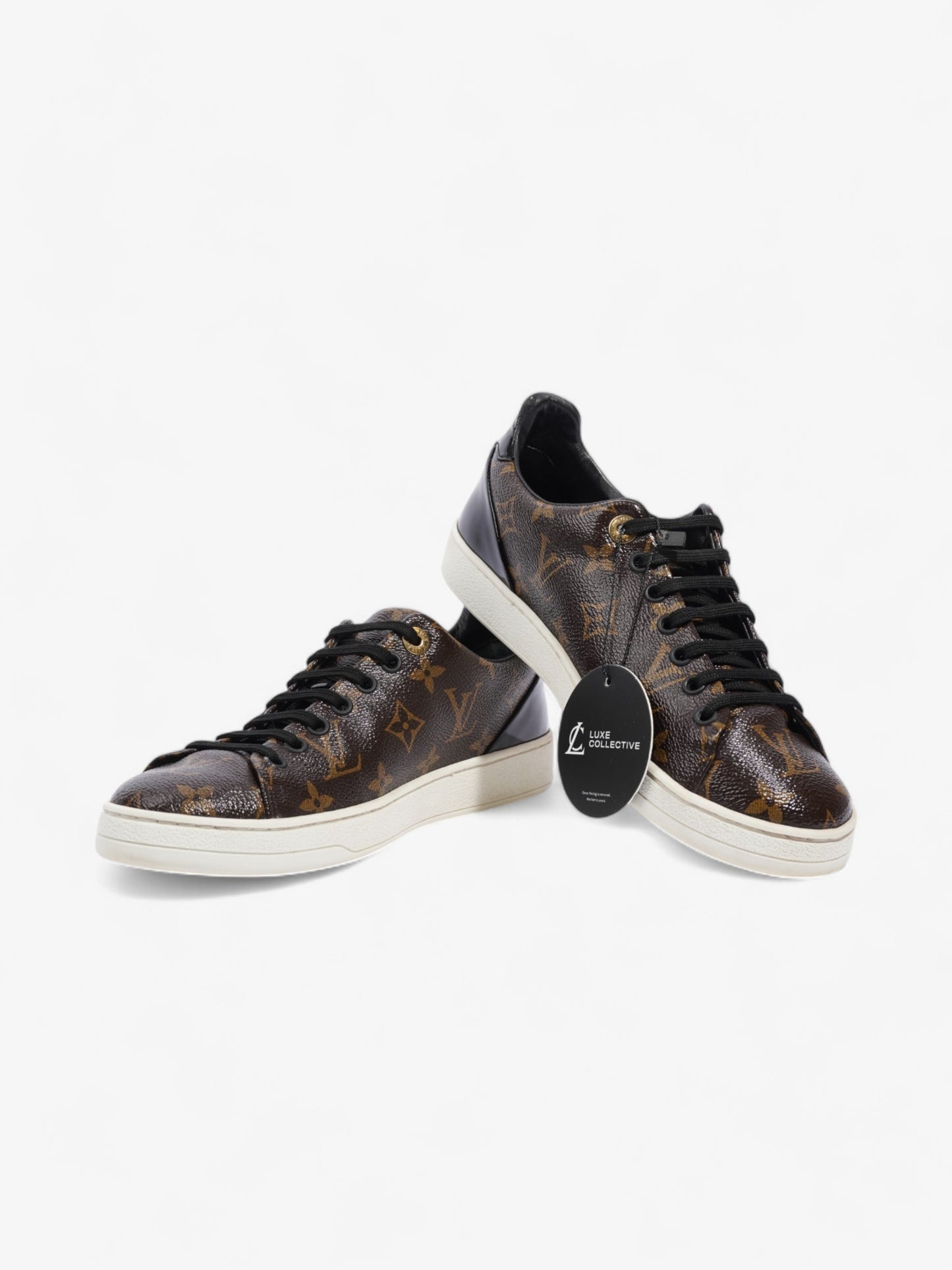Louis Vuitton Frontrow Sneakers Monogram / Black Coated Canvas EU 37.5 UK 4.5