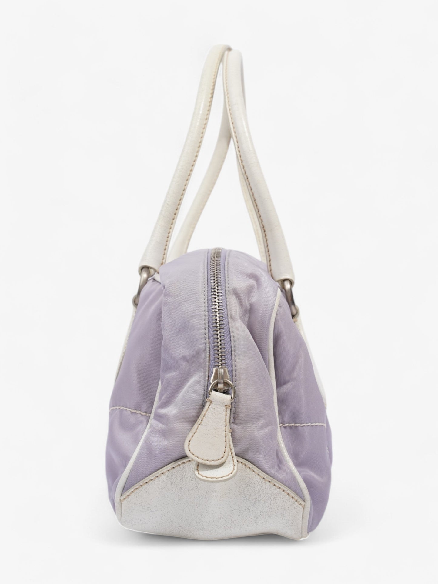 Prada Handbag Lilac / White Nylon