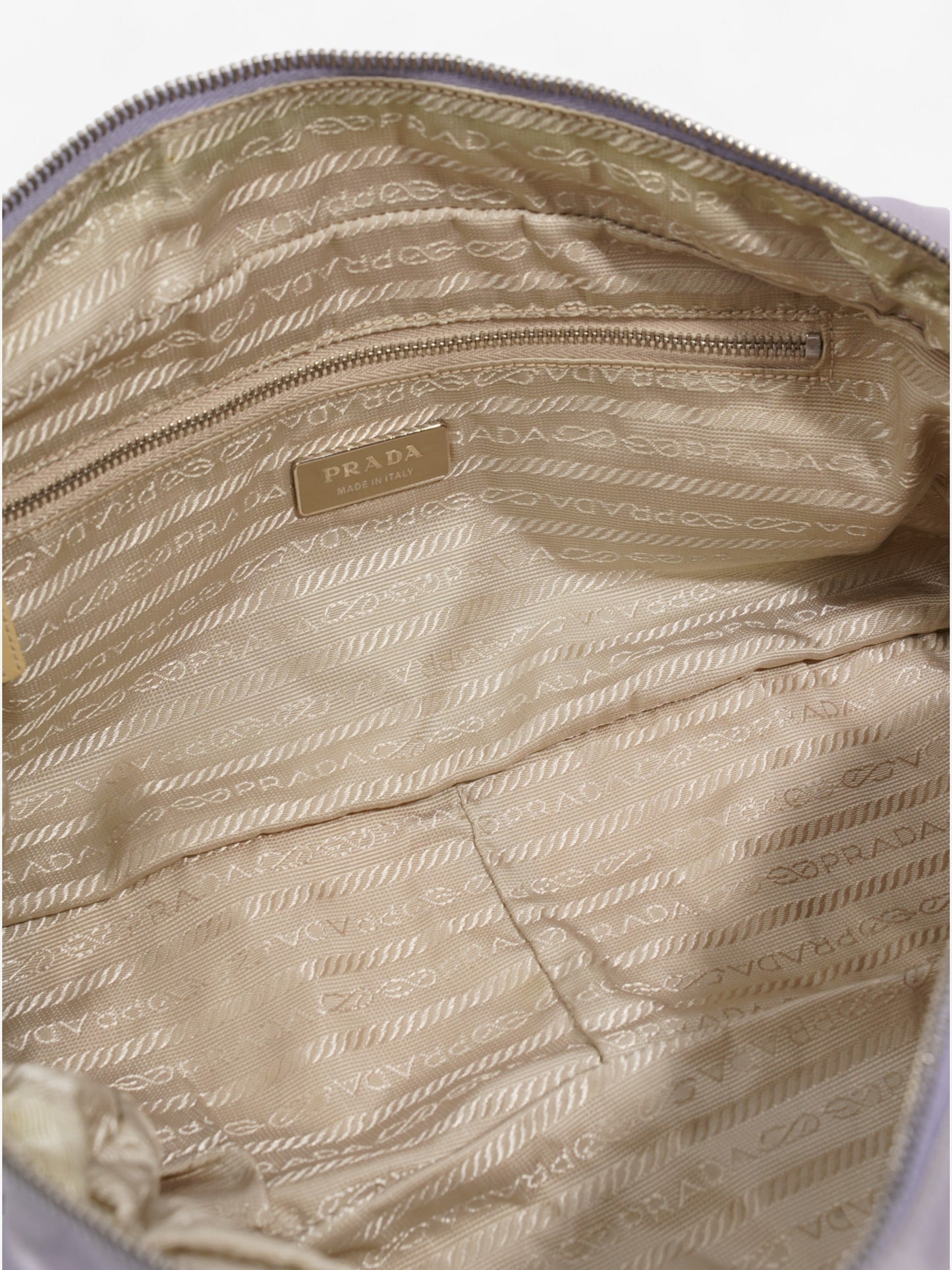 Prada Handbag Lilac / White Nylon