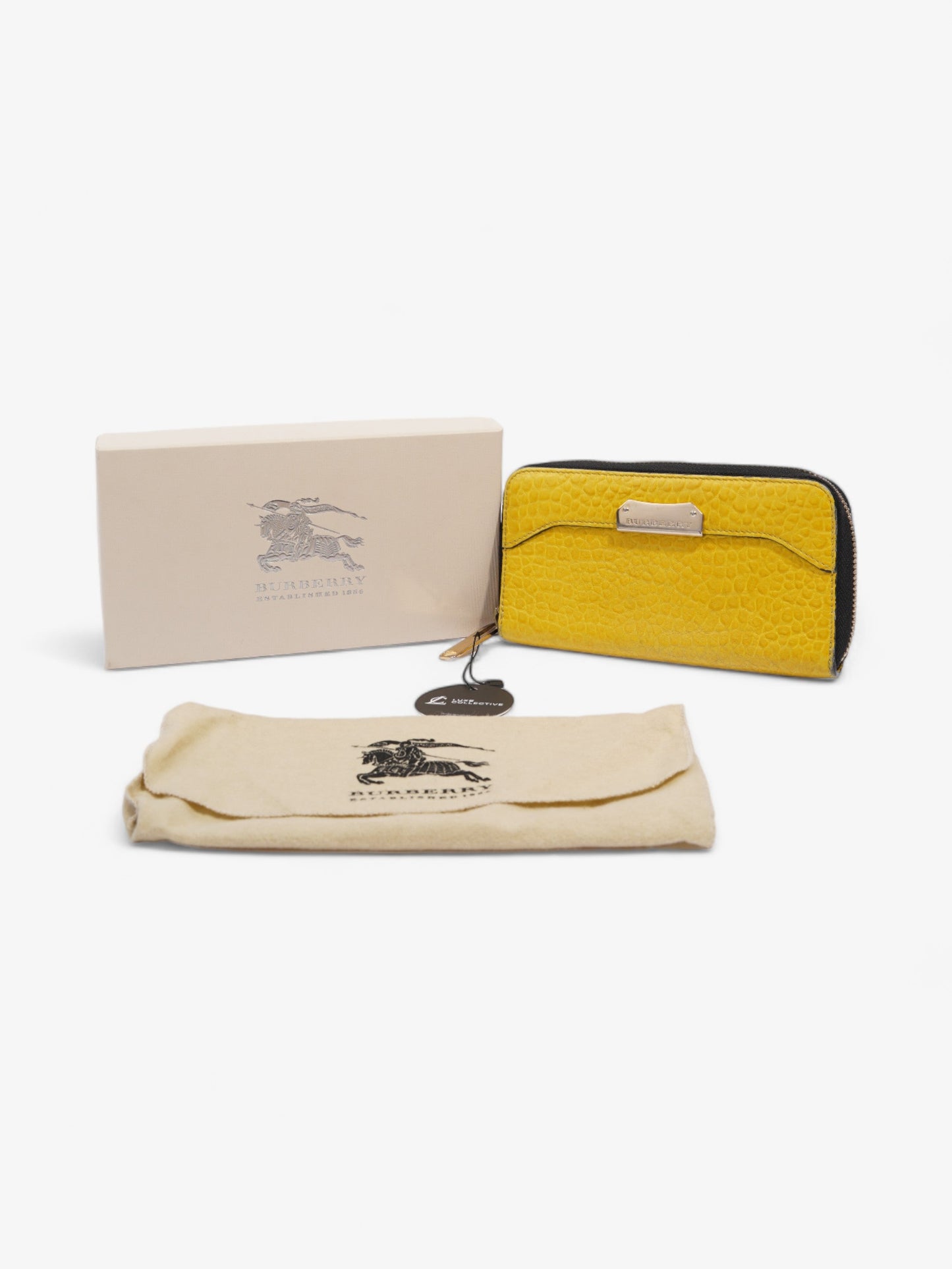 Burberry Heritage Penrose Wallet Yellow Leather