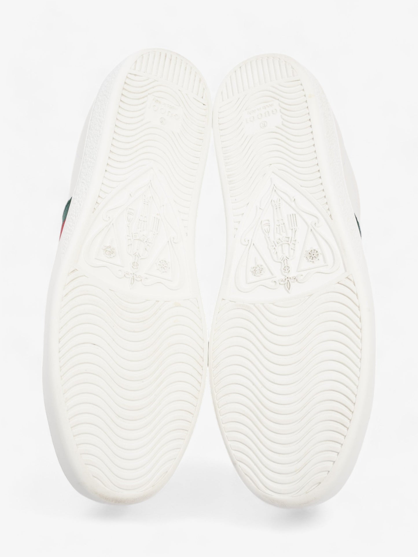 Gucci Ace Sneakers with Bee White / Red / Green Leather EU 37.5 UK 4.5