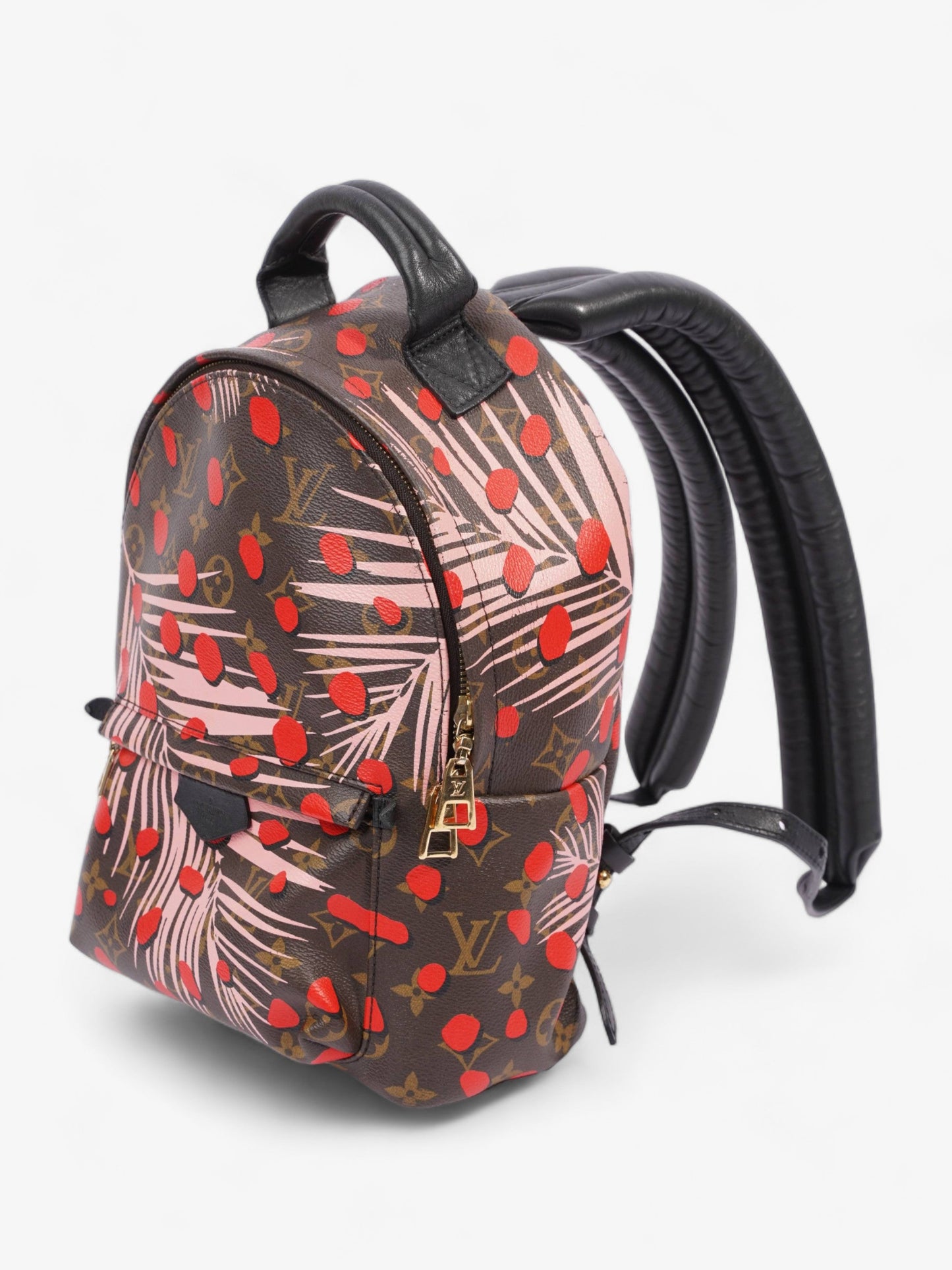 Louis Vuitton Jungle Dot Palm Springs Monogram / Red / Pink Coated Canvas