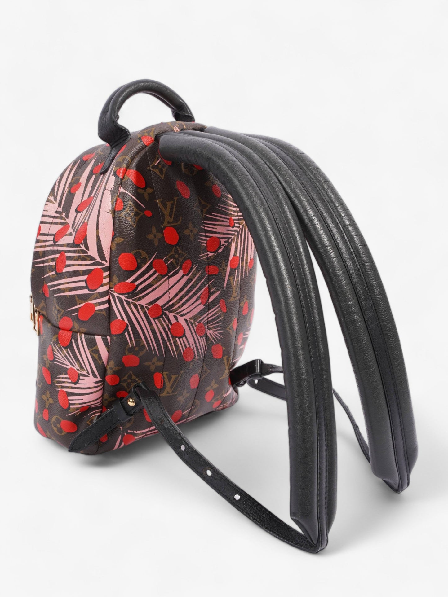 Louis Vuitton Jungle Dot Palm Springs Monogram / Red / Pink Coated Canvas