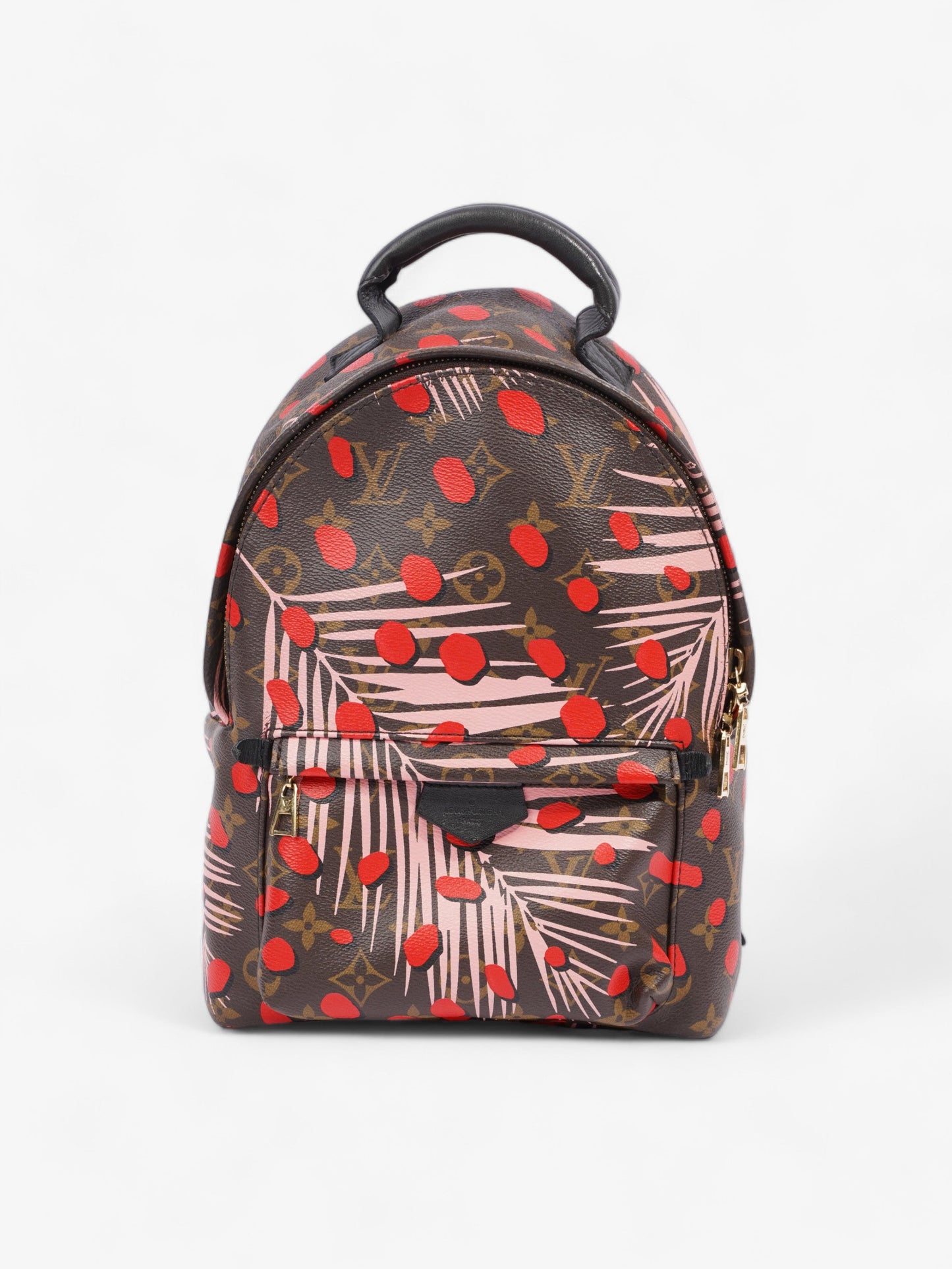 Louis Vuitton Jungle Dot Palm Springs Monogram / Red / Pink Coated Canvas