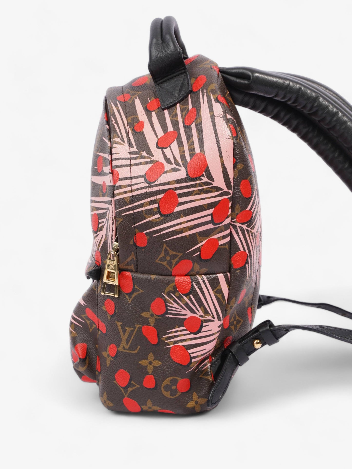 Louis Vuitton Jungle Dot Palm Springs Monogram / Red / Pink Coated Canvas