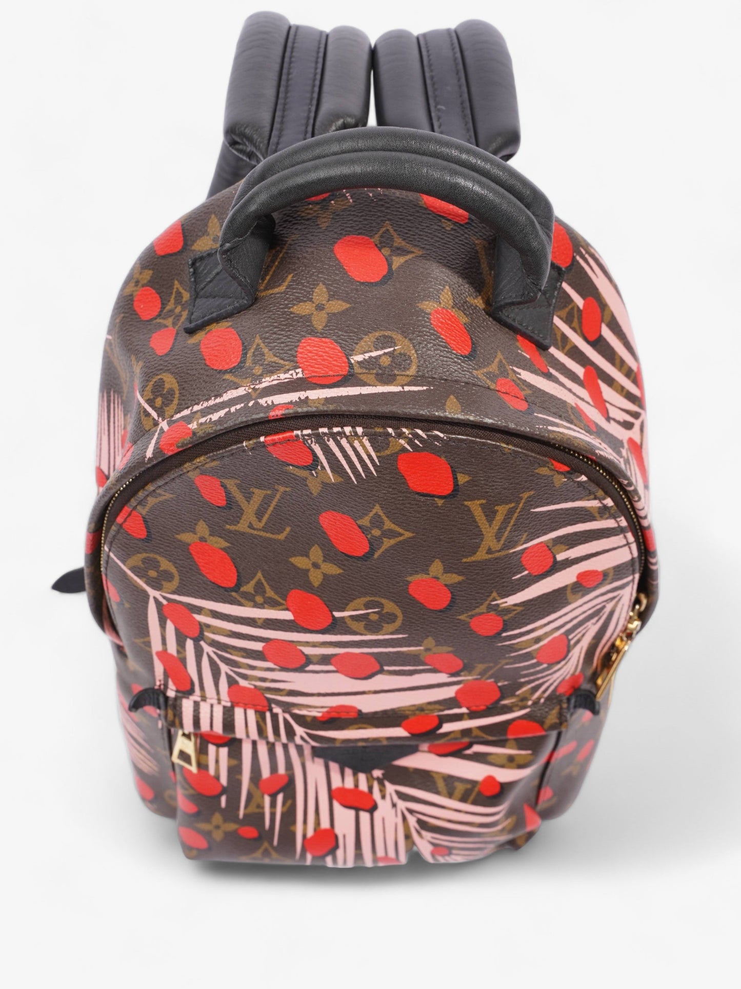 Louis Vuitton Jungle Dot Palm Springs Monogram / Red / Pink Coated Canvas