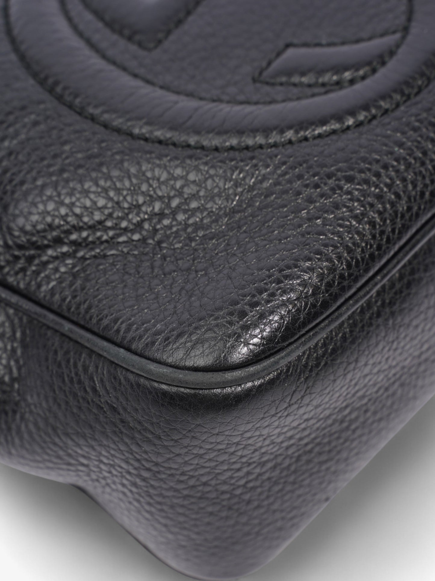 Gucci Soho Disco Bag Black Calfskin Leather Small