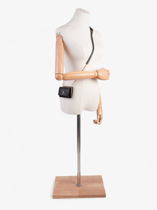 Saint Laurent Monogram Rider Belt Bag Black Calfskin Leather