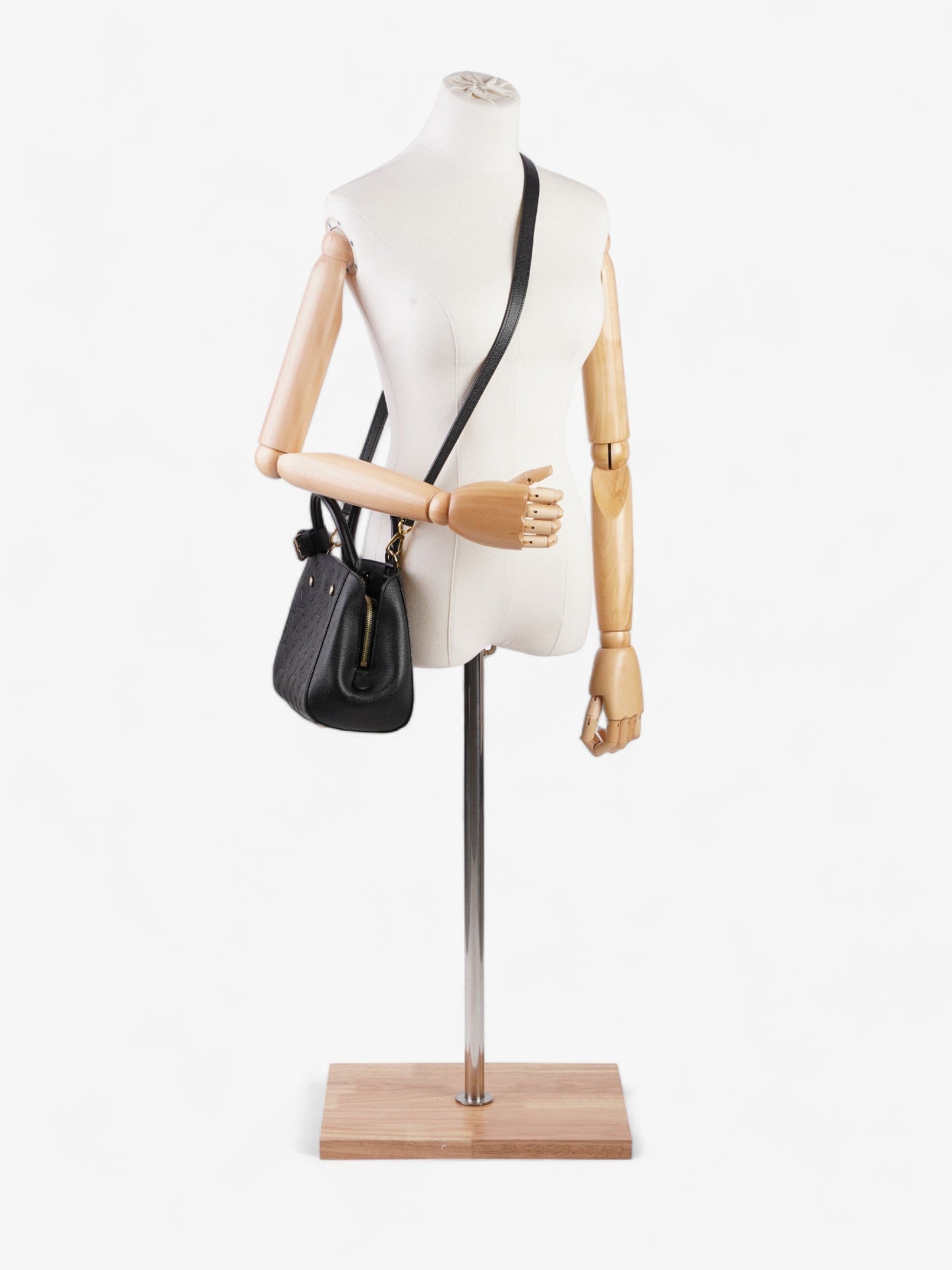 Louis Vuitton Montaigne BB Black Empreinte Leather
