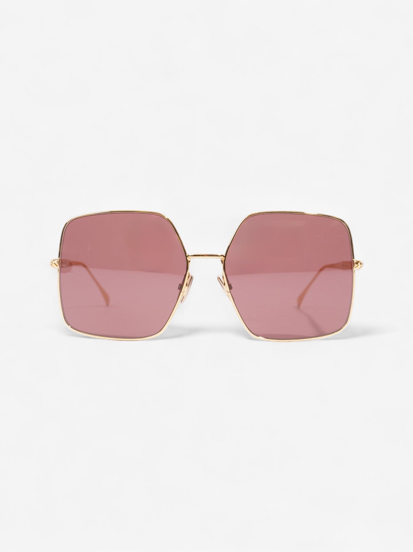 Fendi FF Sunglasses Gold / Black Acetate 145mm