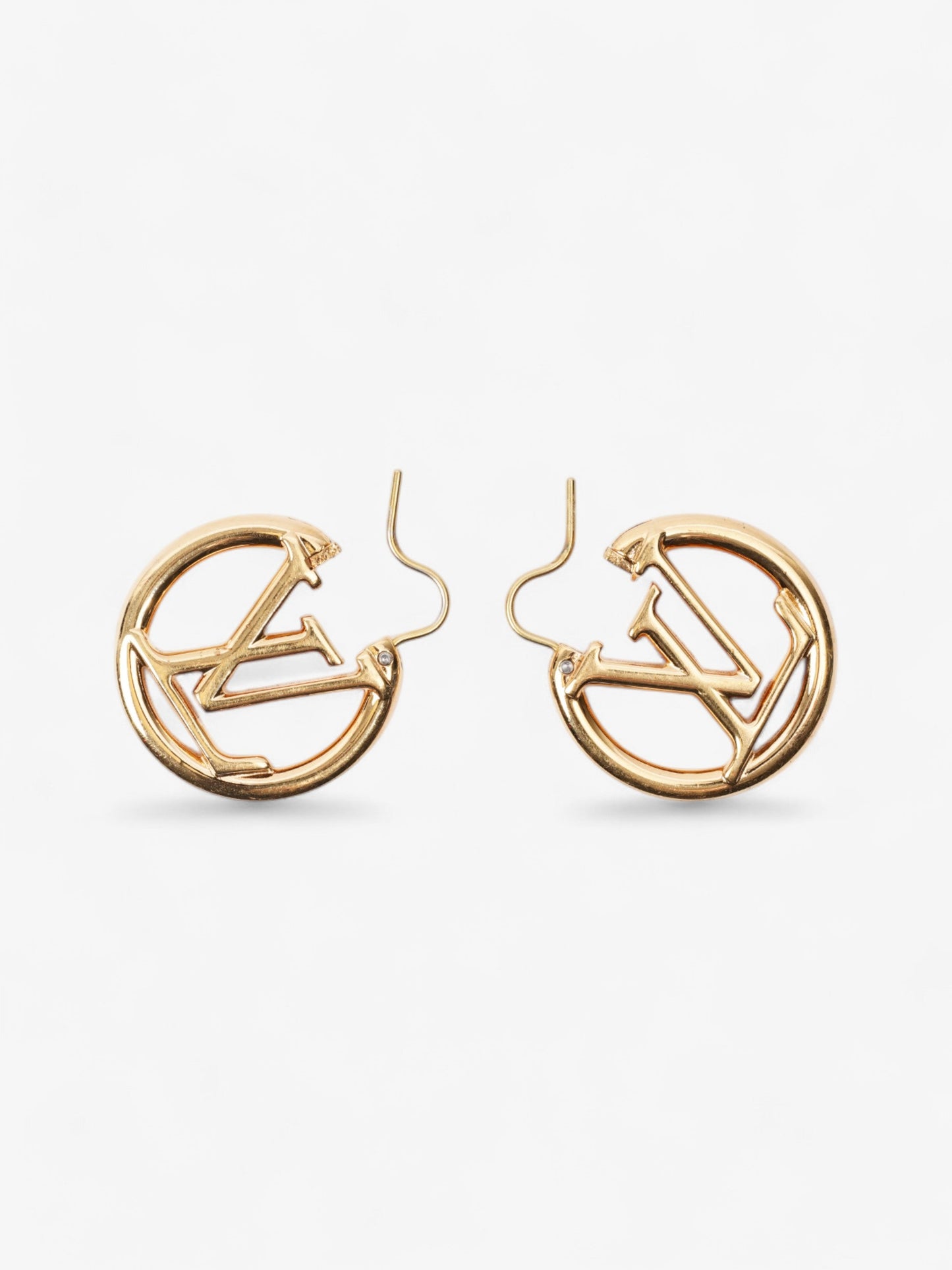 Louis Vuitton Louise Earrings Gold Base Metal PM
