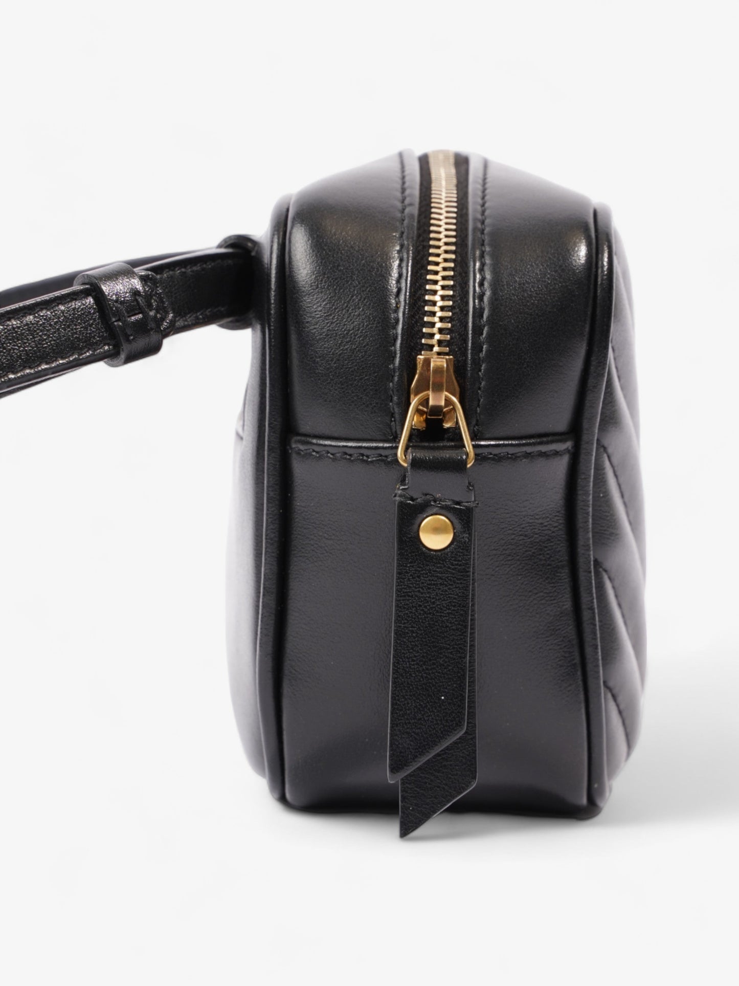 Saint Laurent Lou Belt Bag Black Calfskin Leather