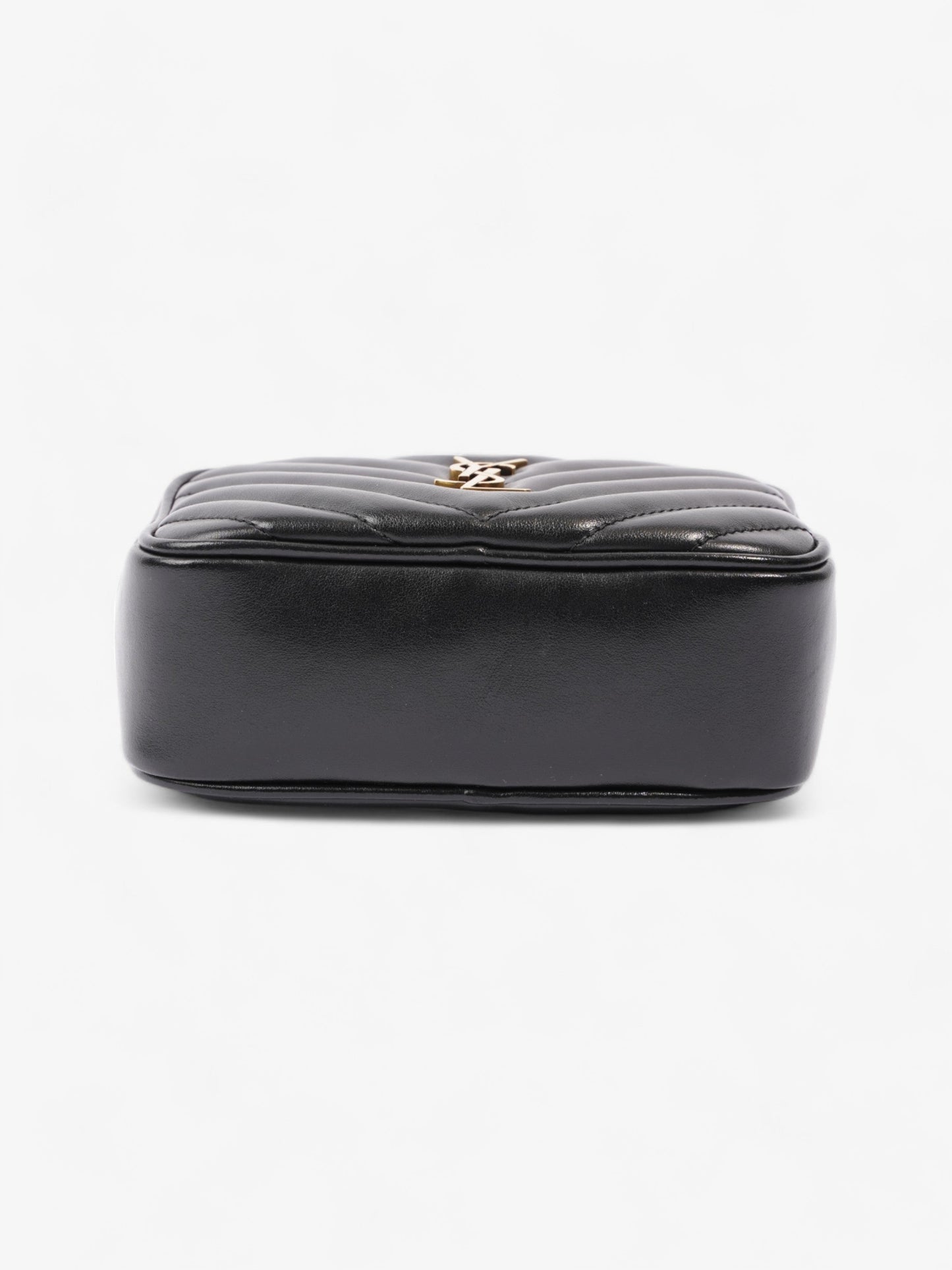 Saint Laurent Lou Belt Bag Black Calfskin Leather