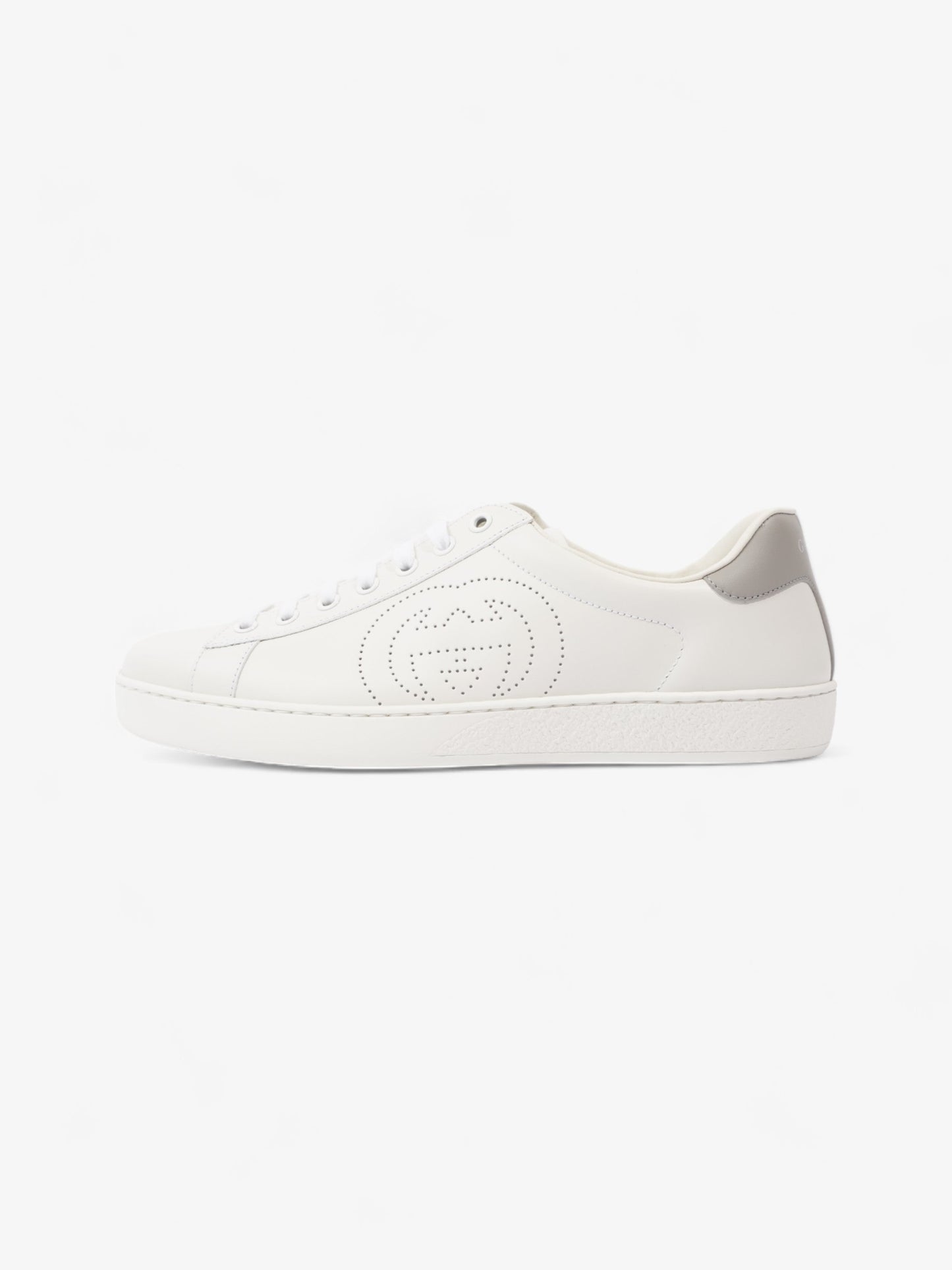 Gucci Ace Sneakers White / Grey Leather EU 41 UK 7