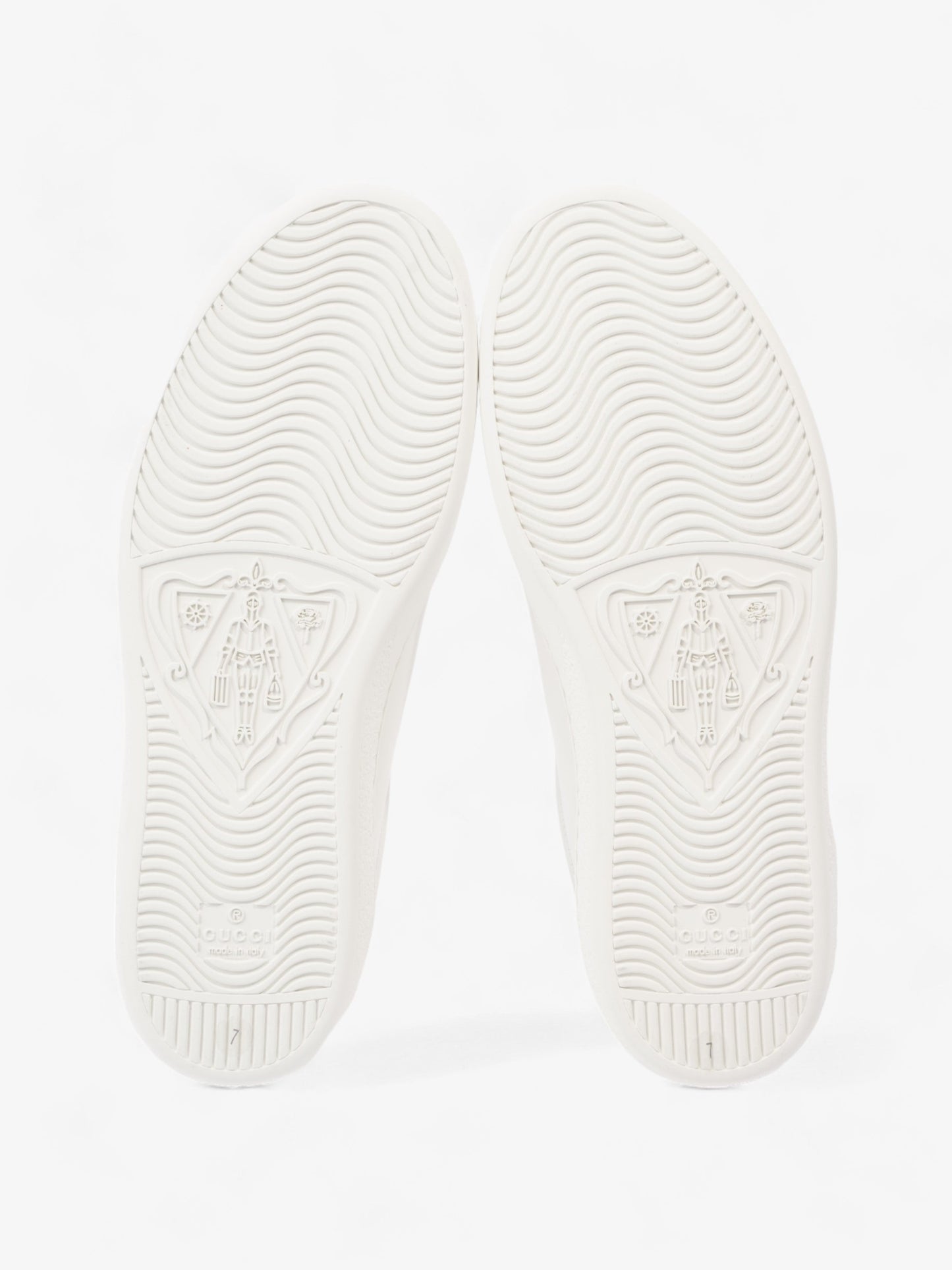 Gucci Ace Sneakers White / Grey Leather EU 41 UK 7