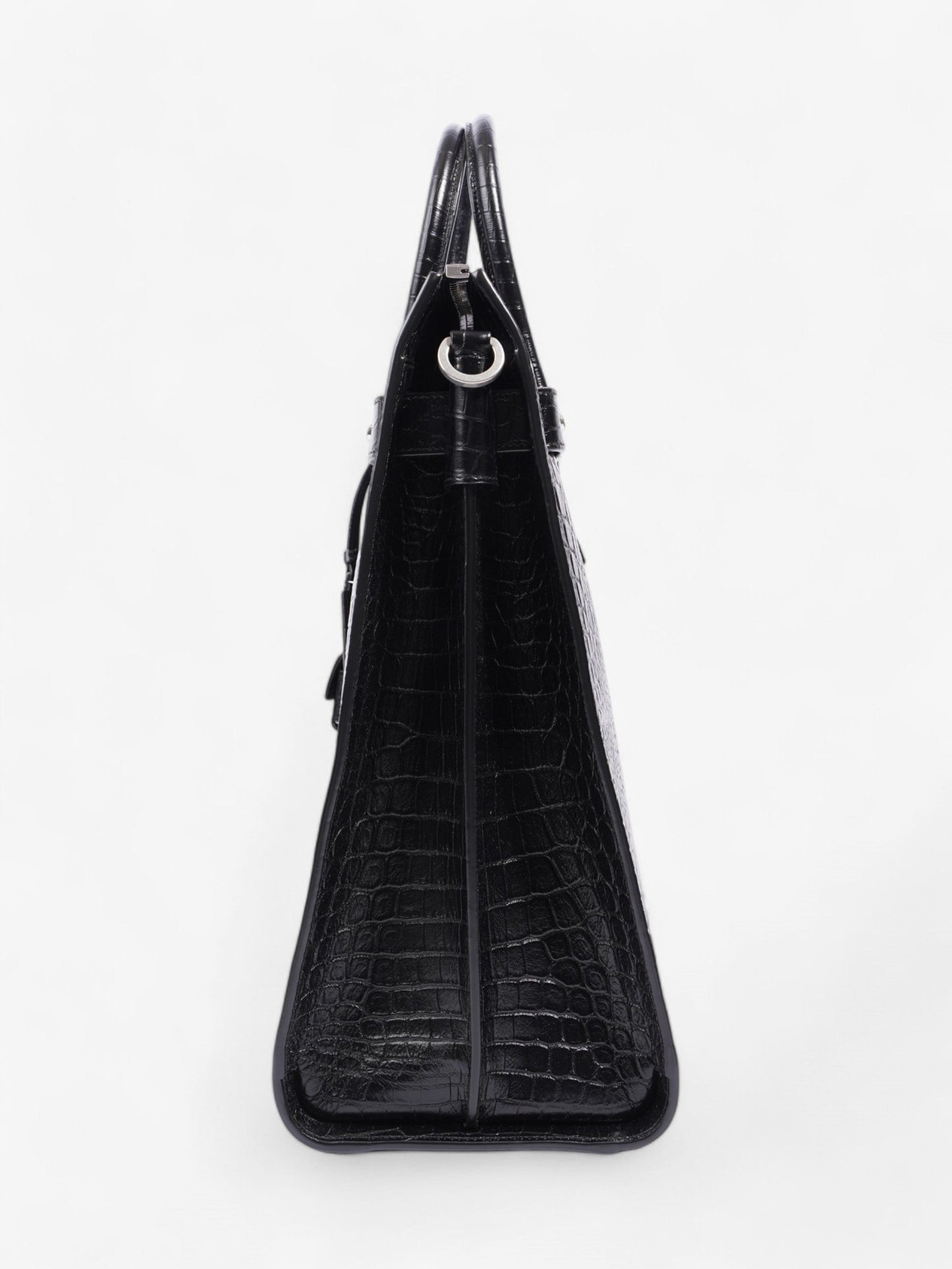 Saint Laurent Sac De Jour Black Embossed Leather North/South